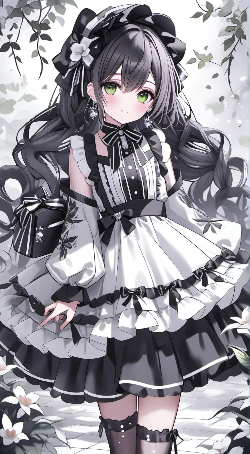 ai character: Mha scary background