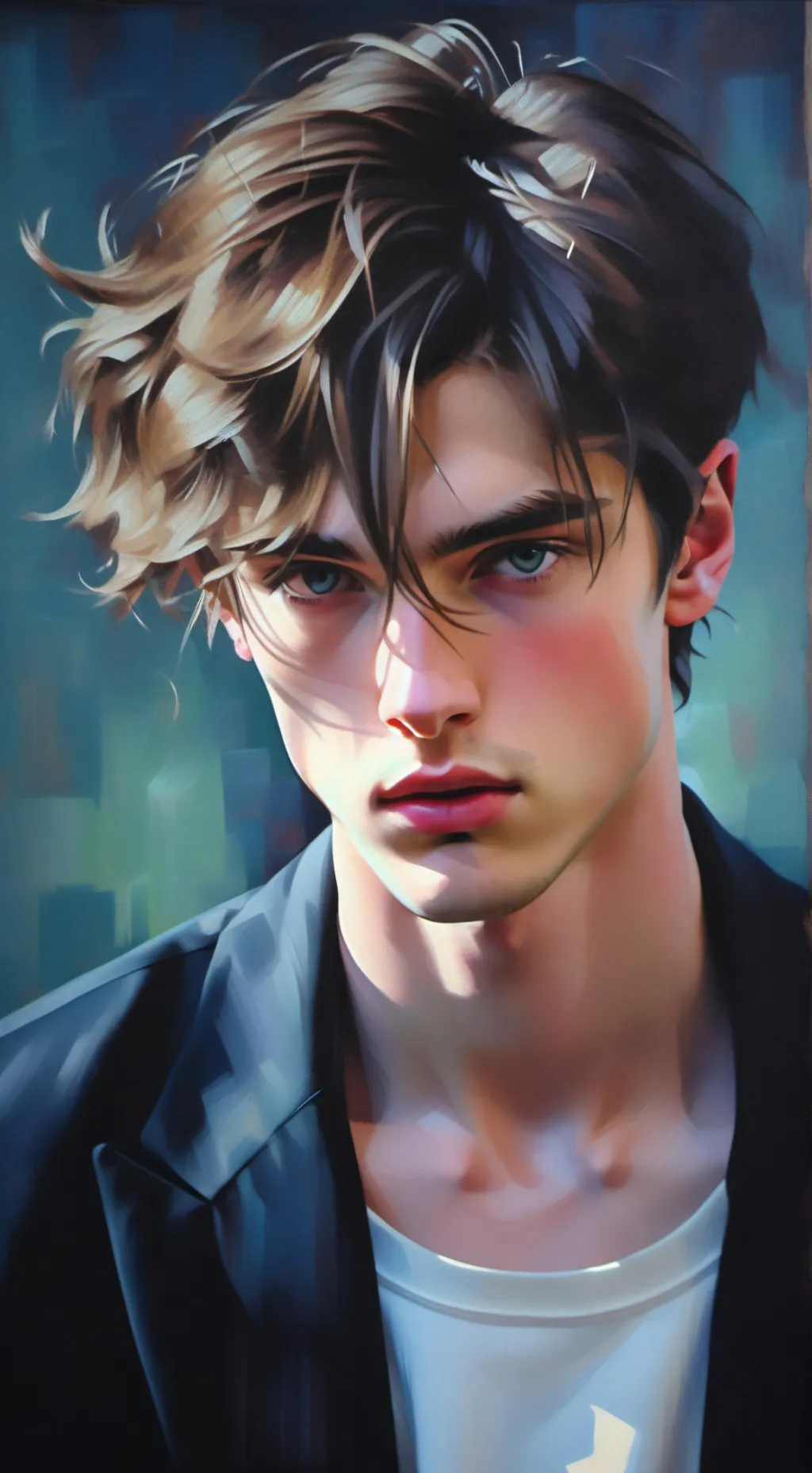ai character: Damian Harrington  background