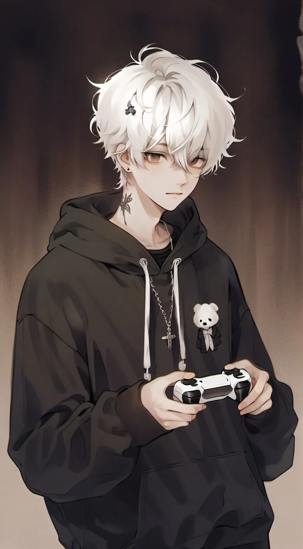 ai character: press(Xavier,baby) background