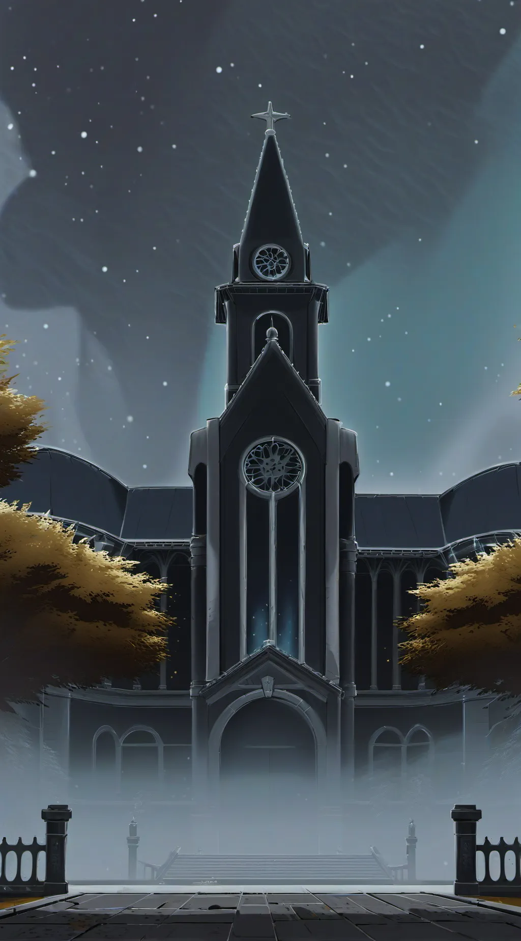 ai character: chiesa infestata background