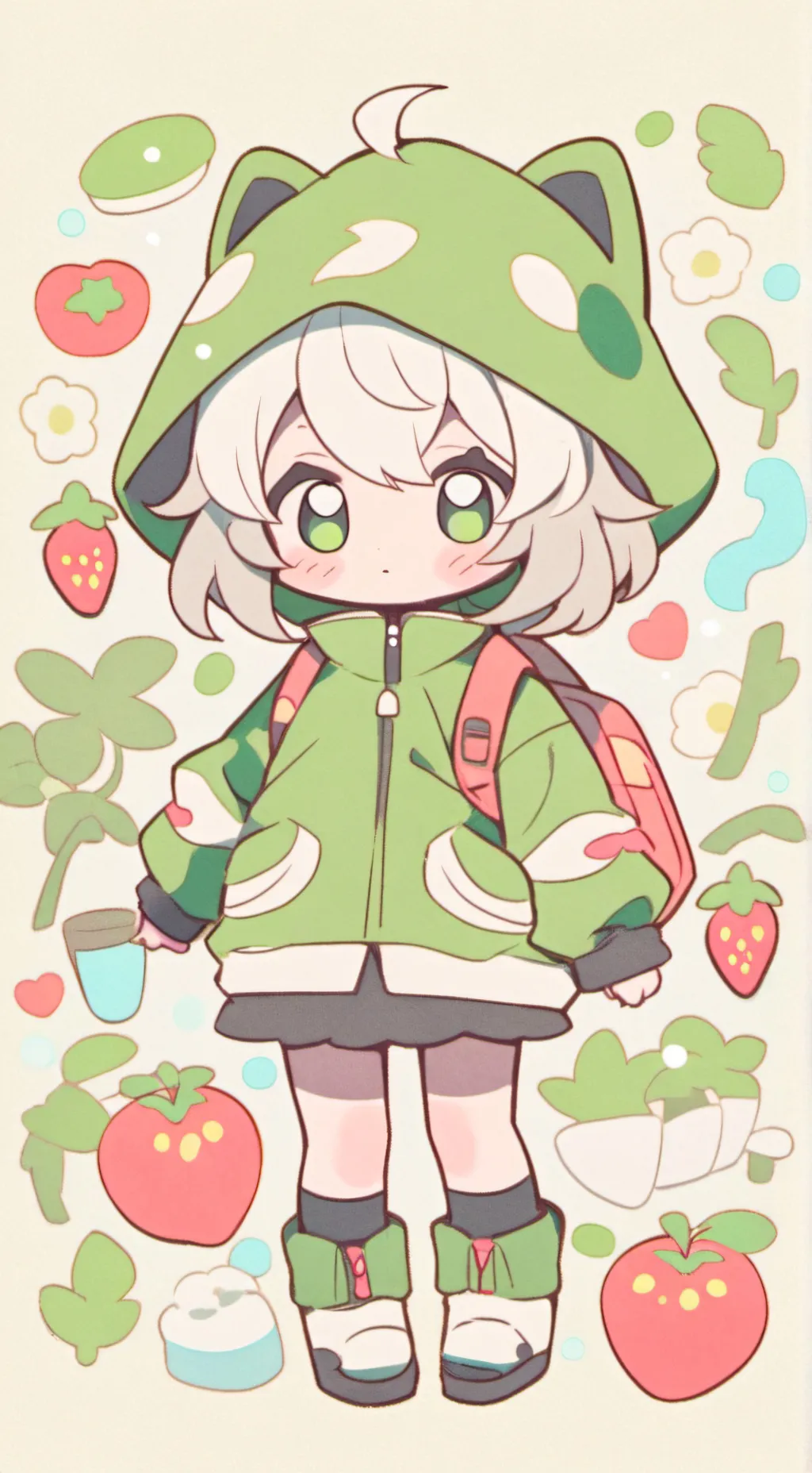 ai character: {~pinki~} background