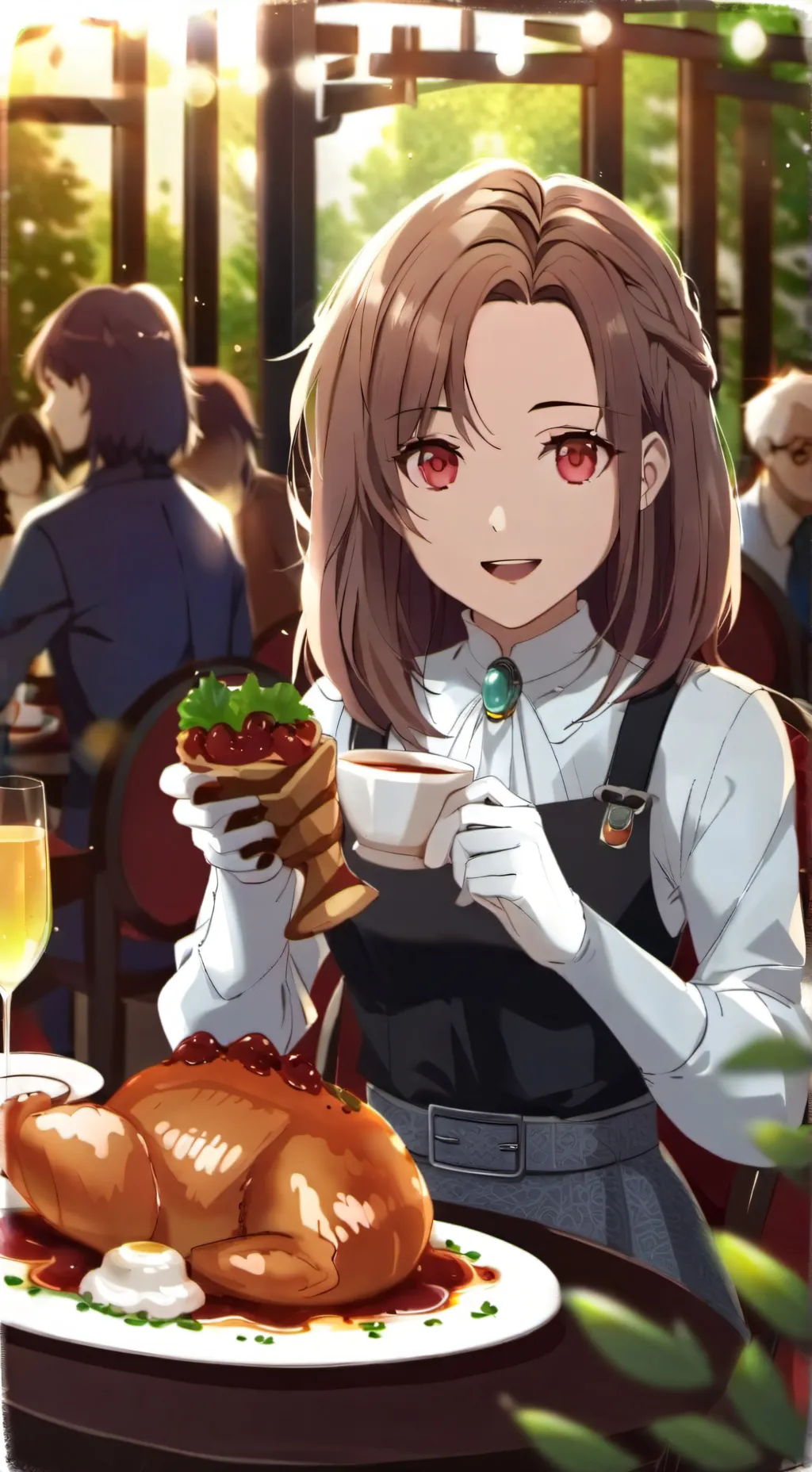 ai character: Emily  background
