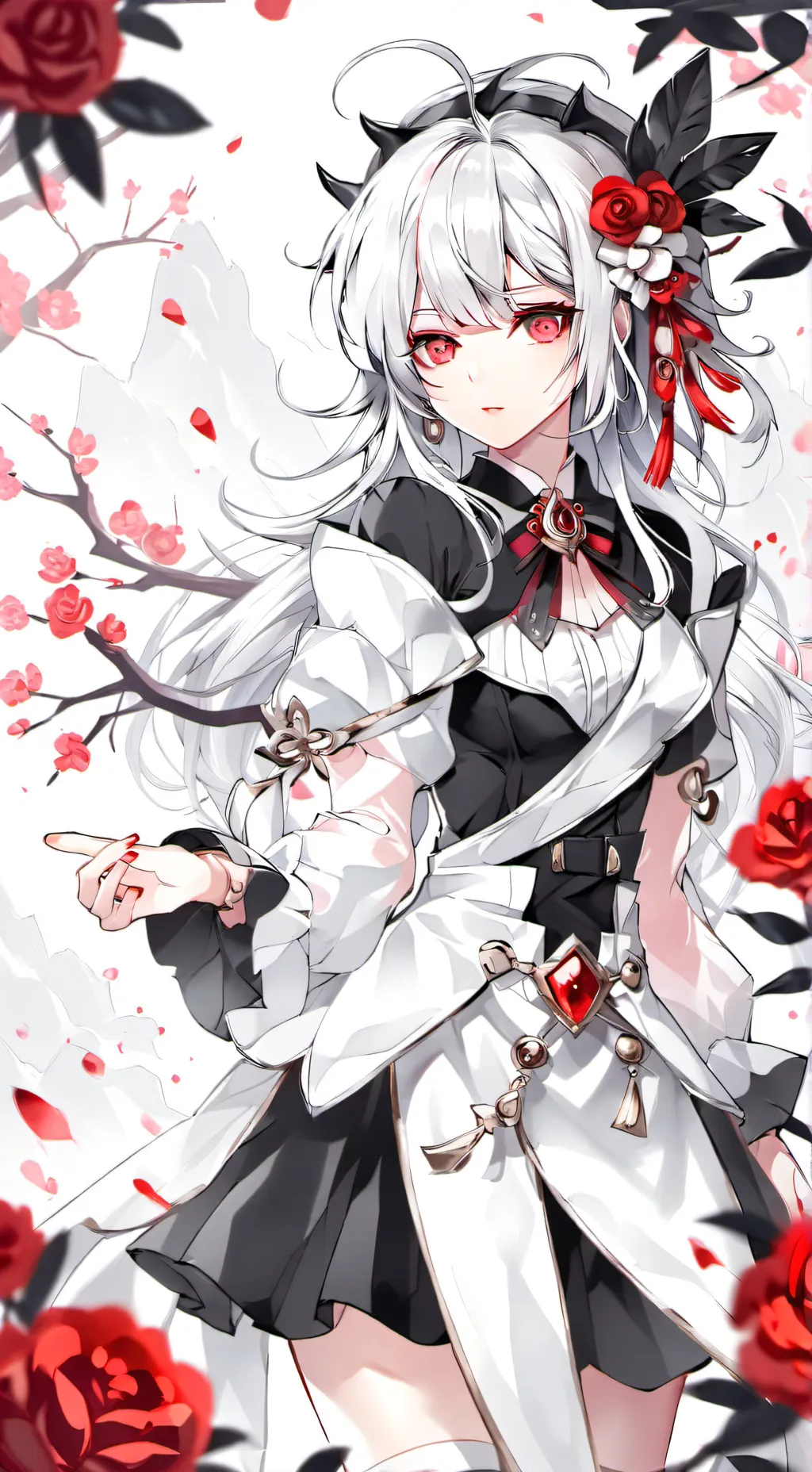 ai character: Eli and cross background