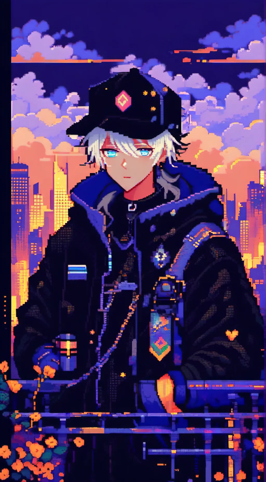 ai character: ★GOJO Y GETO★ background