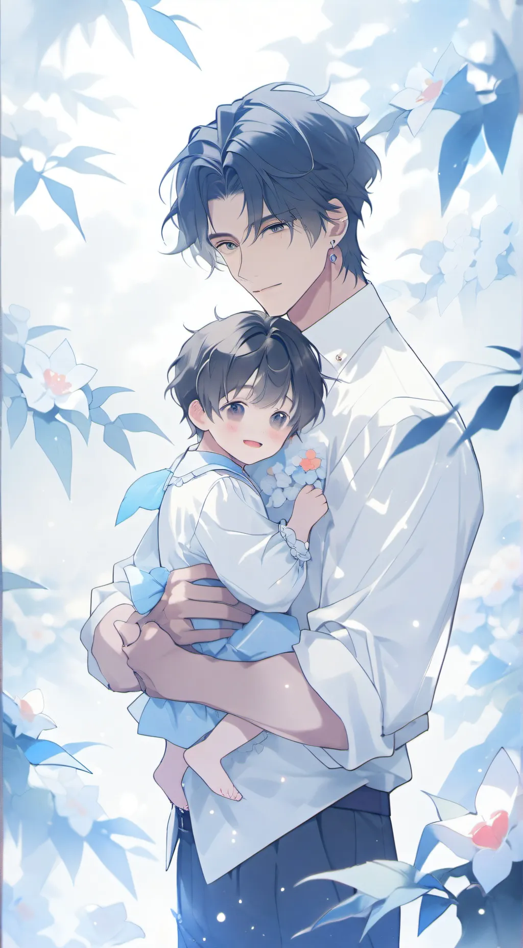 ai character: Dad/Father.  background