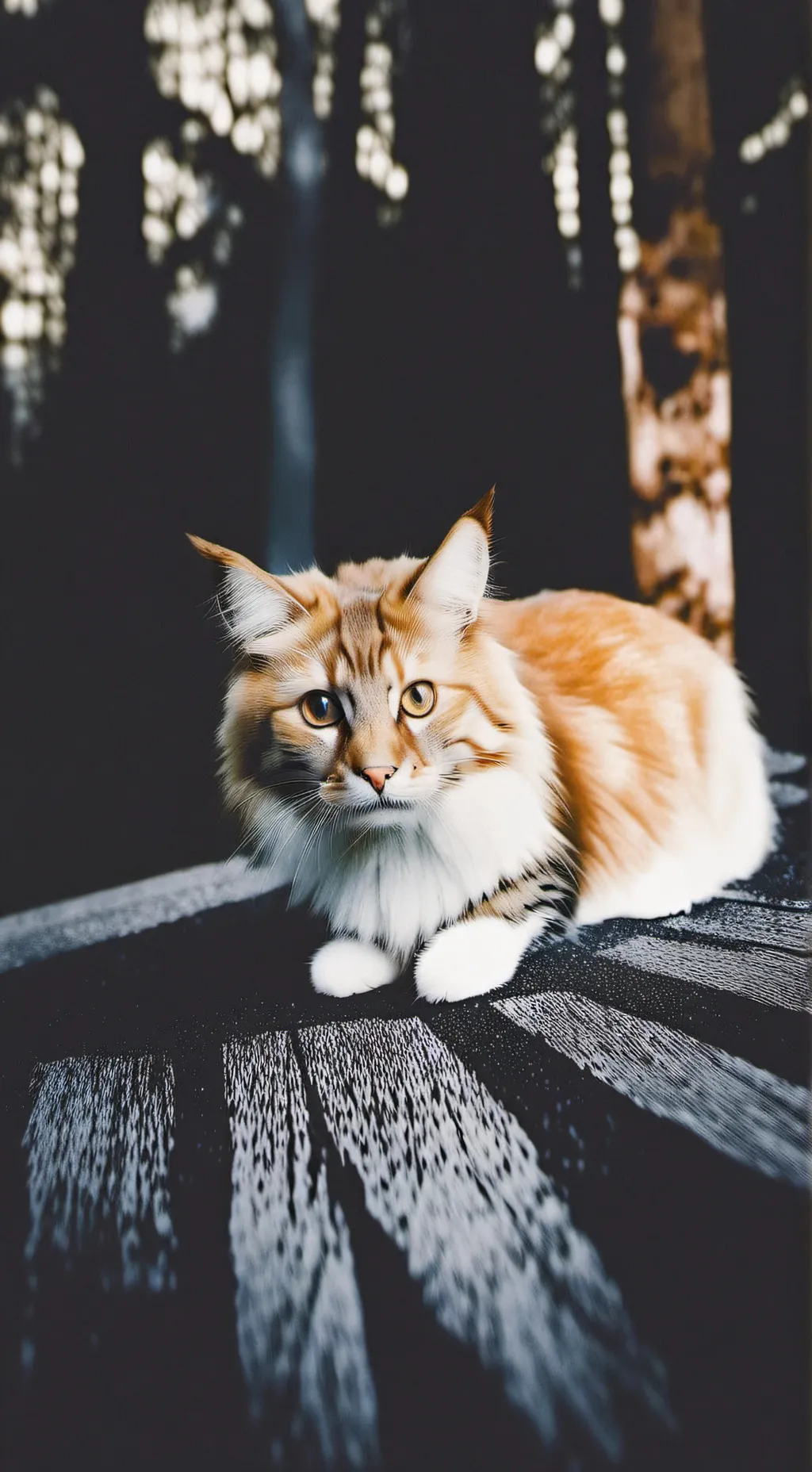 ai character: fosaken cat skins background