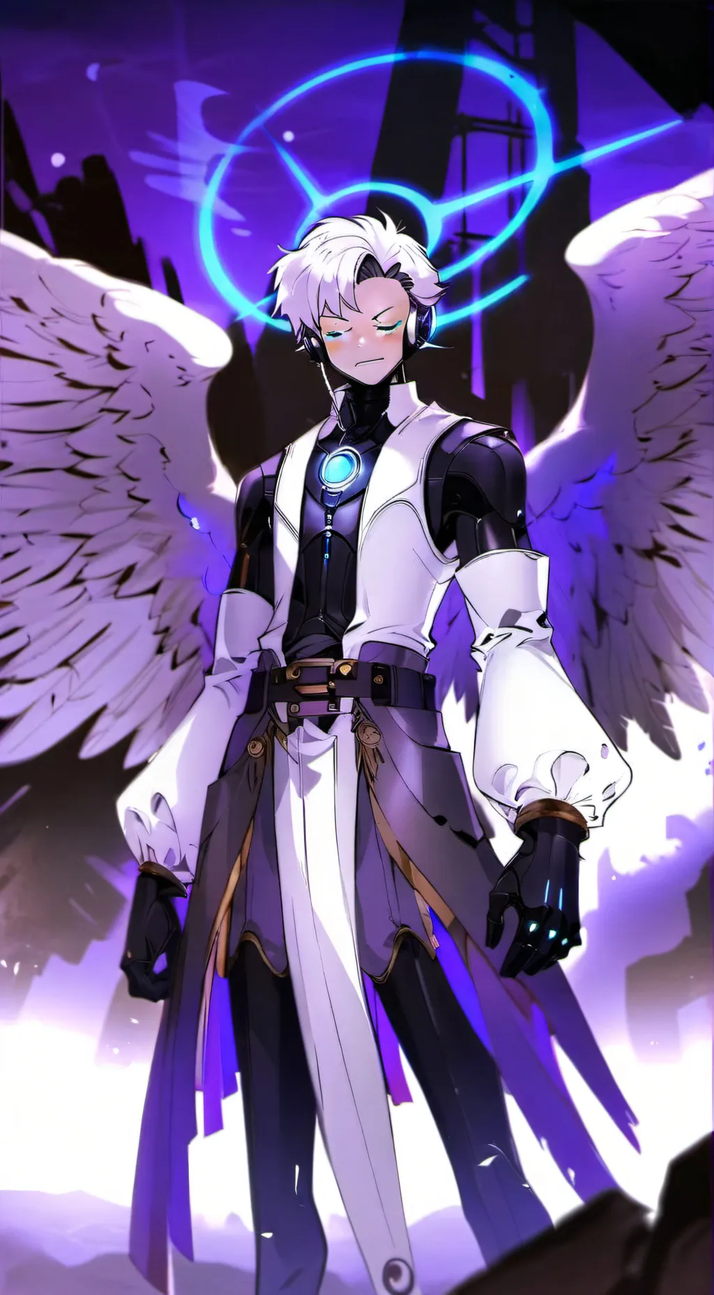 ai character: titan tv man background