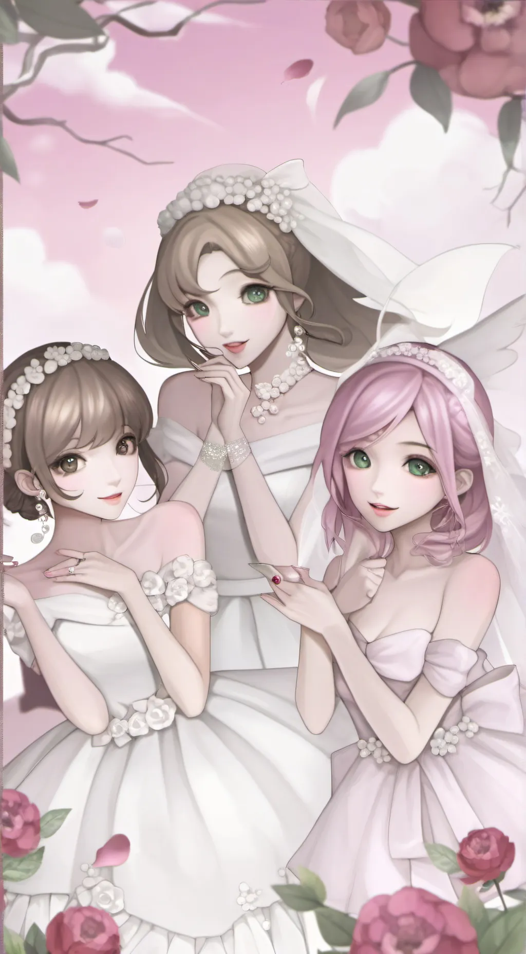 ai character: 3 wifes background