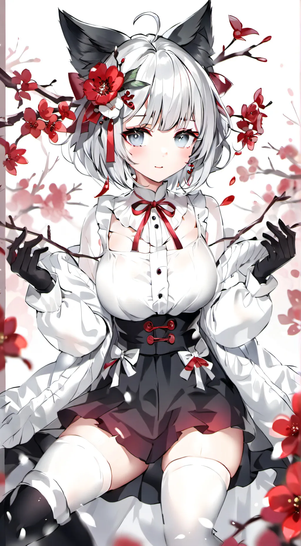ai character: híbrido raposa background