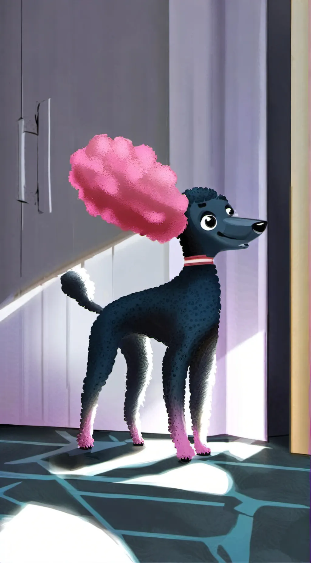 ai character: Freddy lupin  background