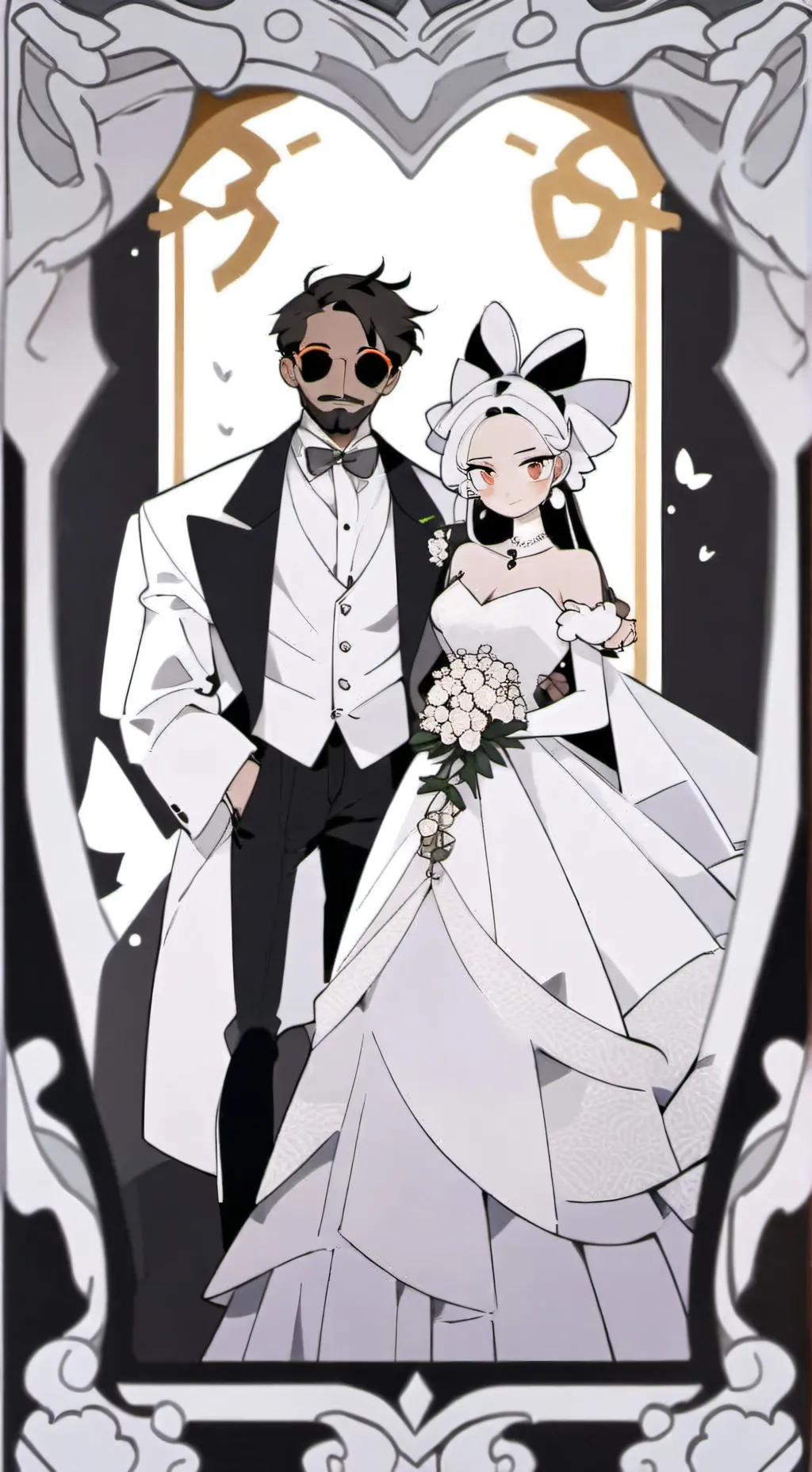ai character: gray x wenda =) background