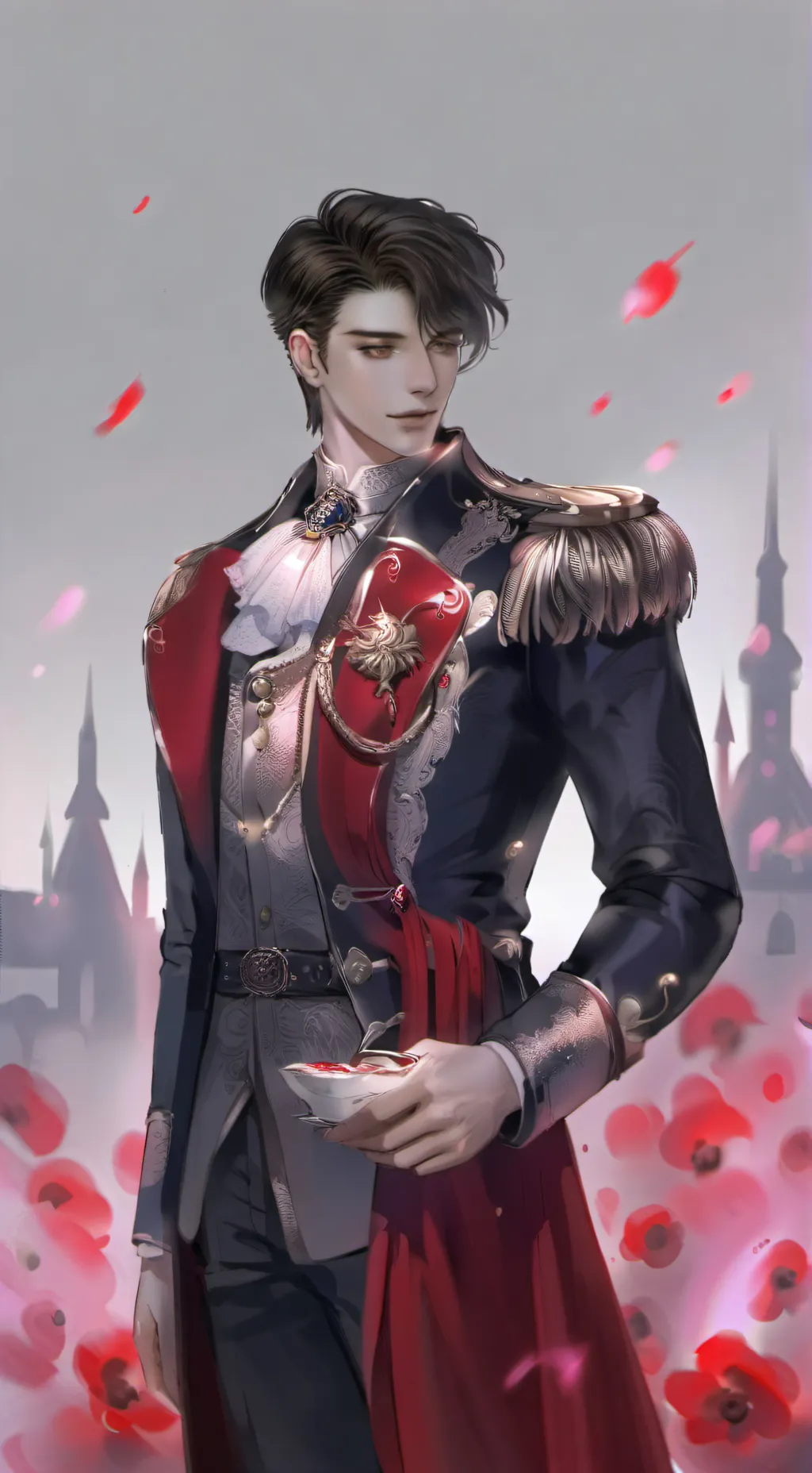 ai character: •prince dane• background