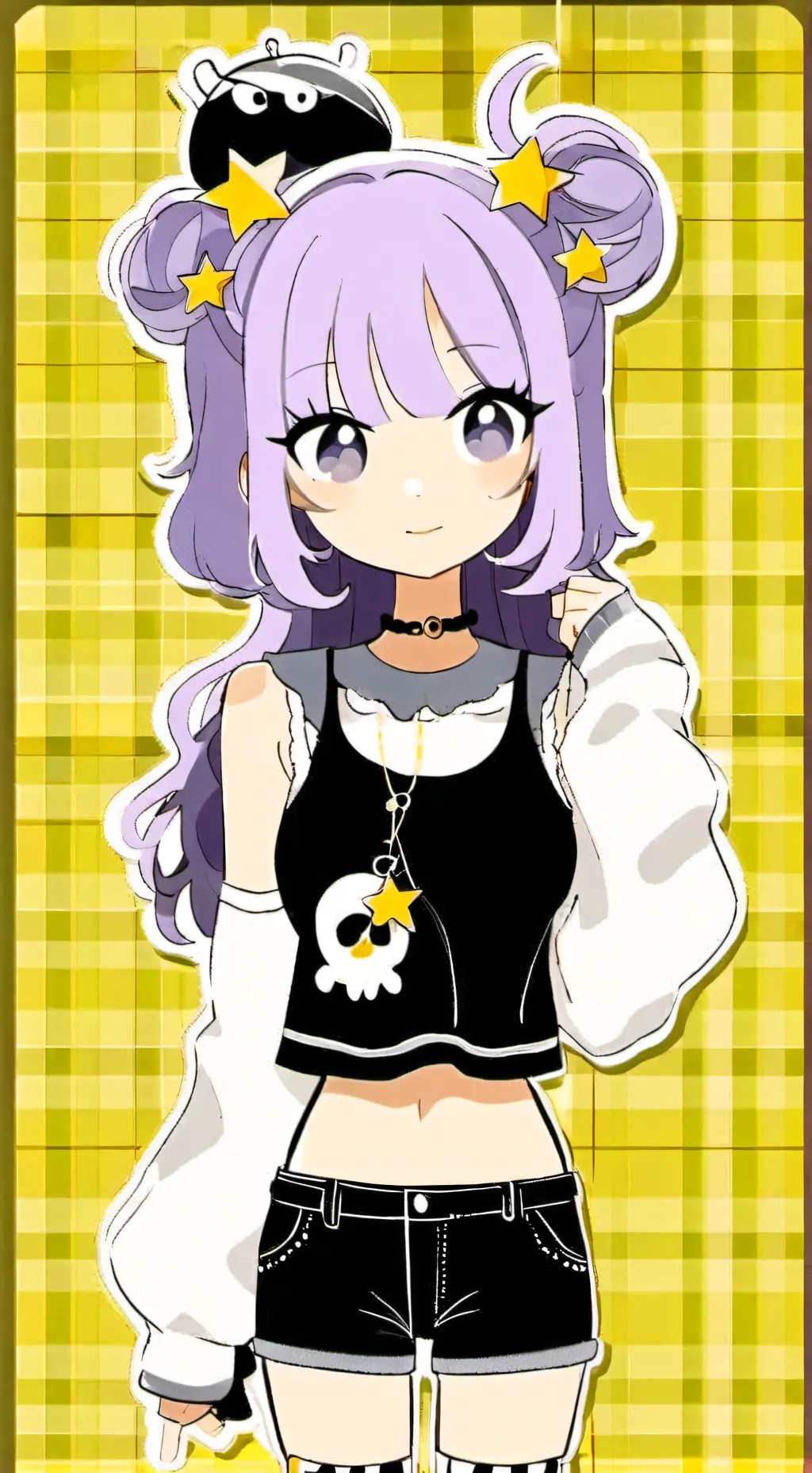 ai character: miss compass background