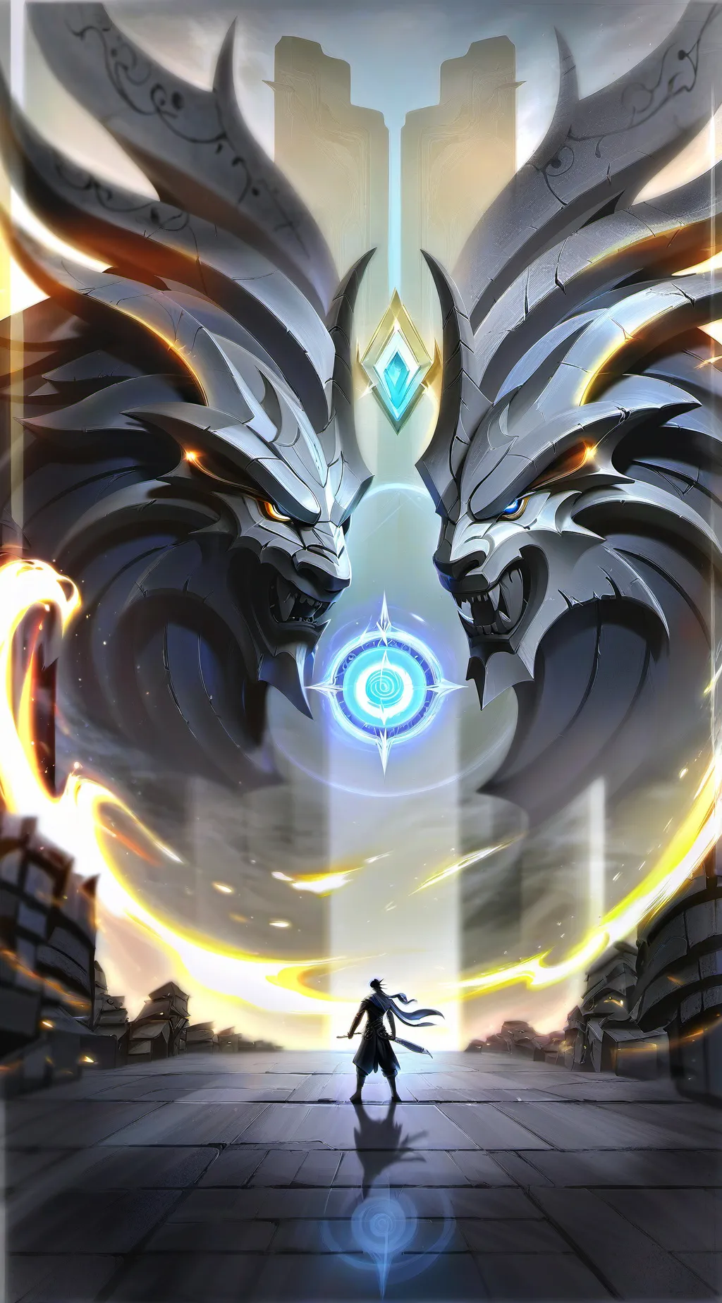ai character: DW forsaken AU background