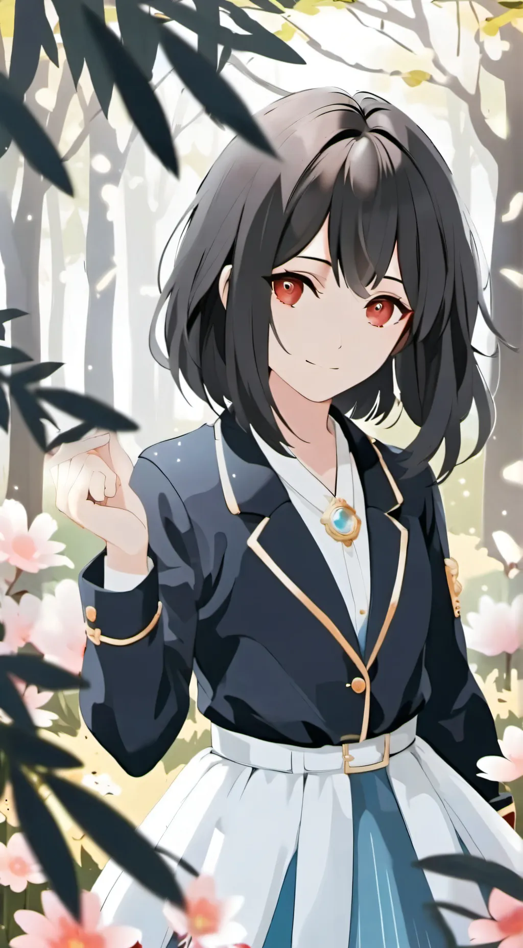 ai character: Ariana  background