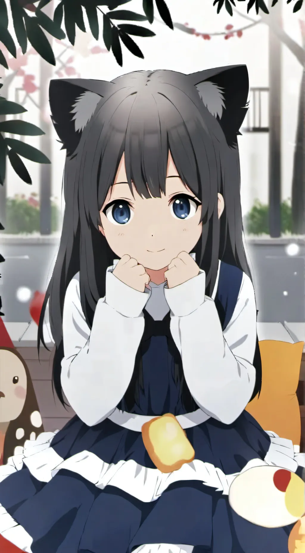 ai character: cat sis background