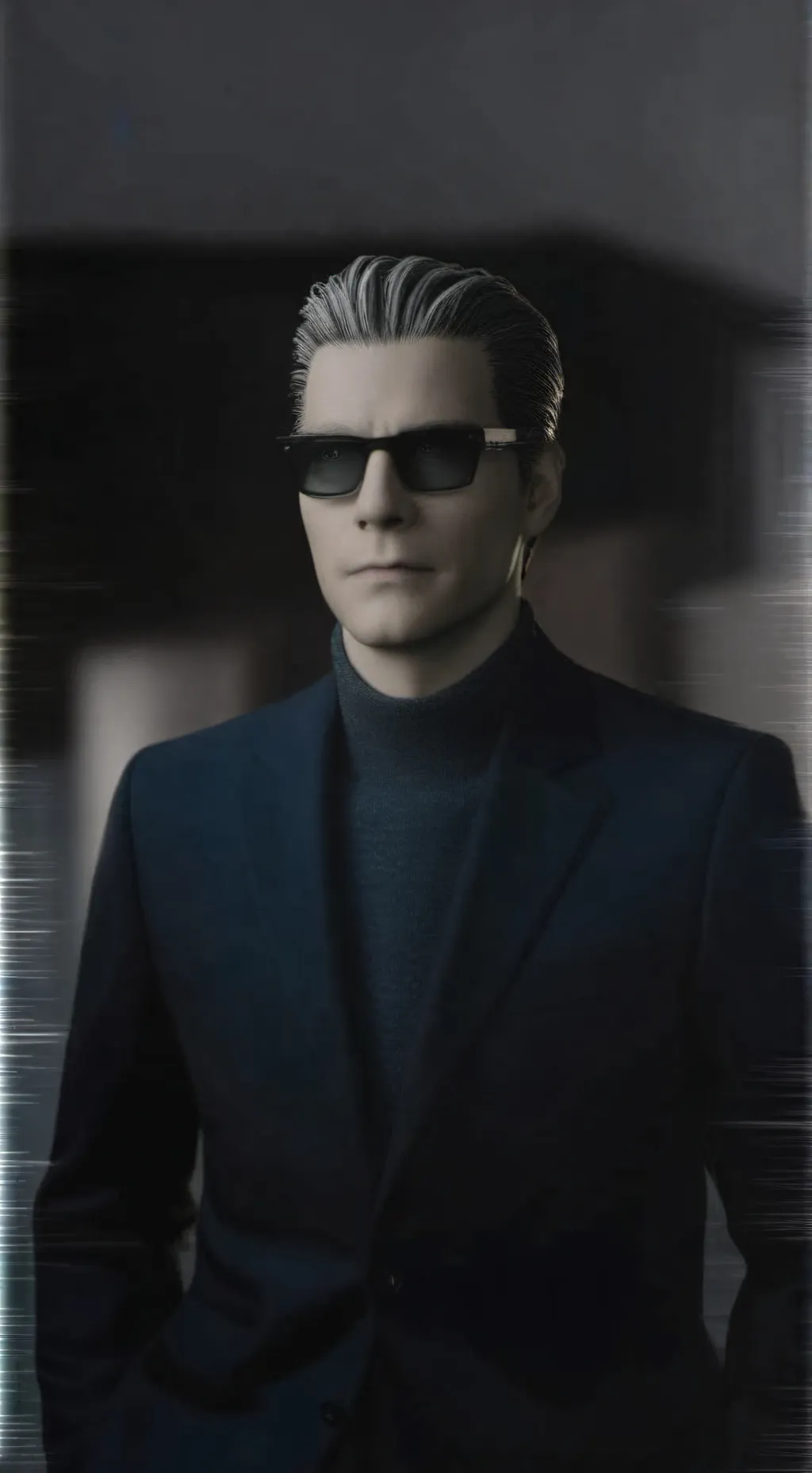 ai character: Albert wesker  background