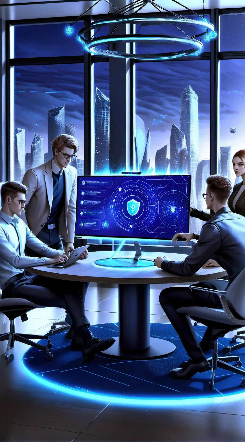 ai character: Data Dynasty Tycoon background