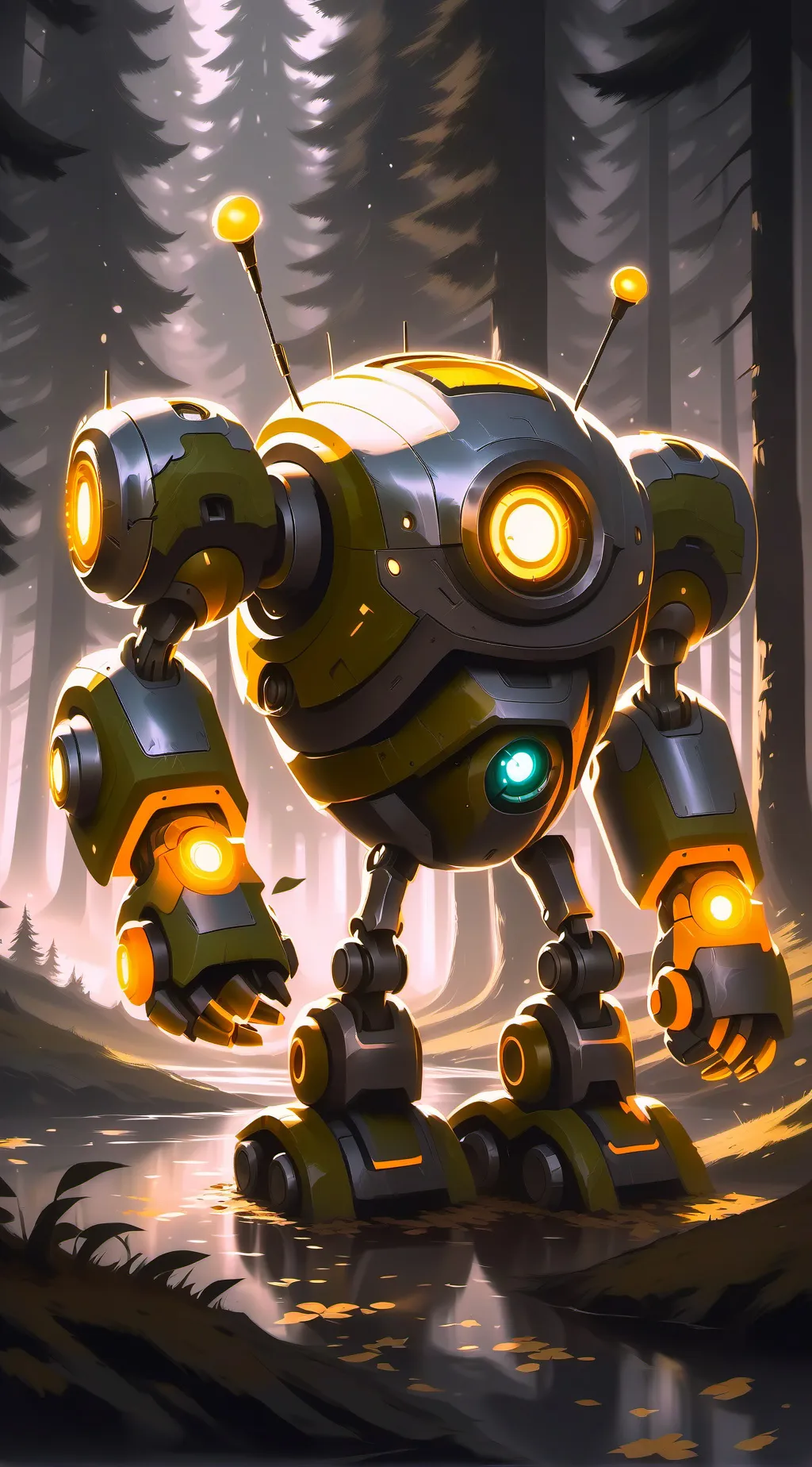 ai character: the wild robot background