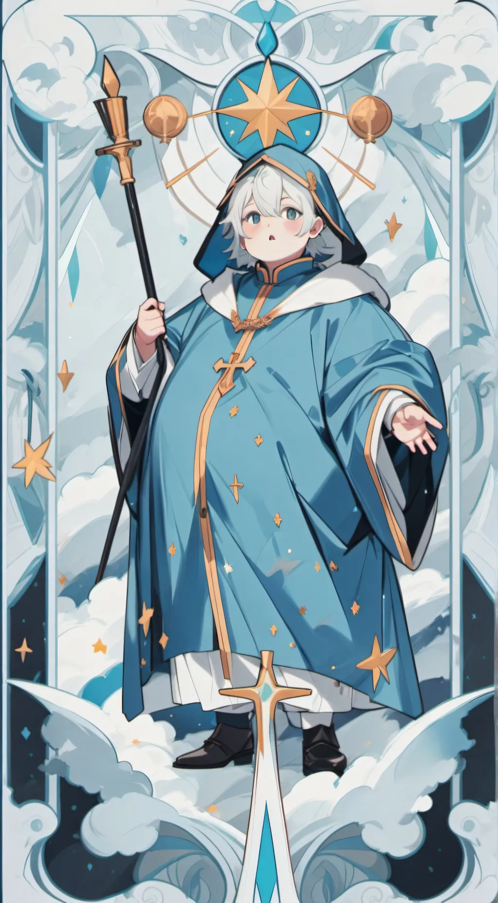 ai character: ur child and bf background