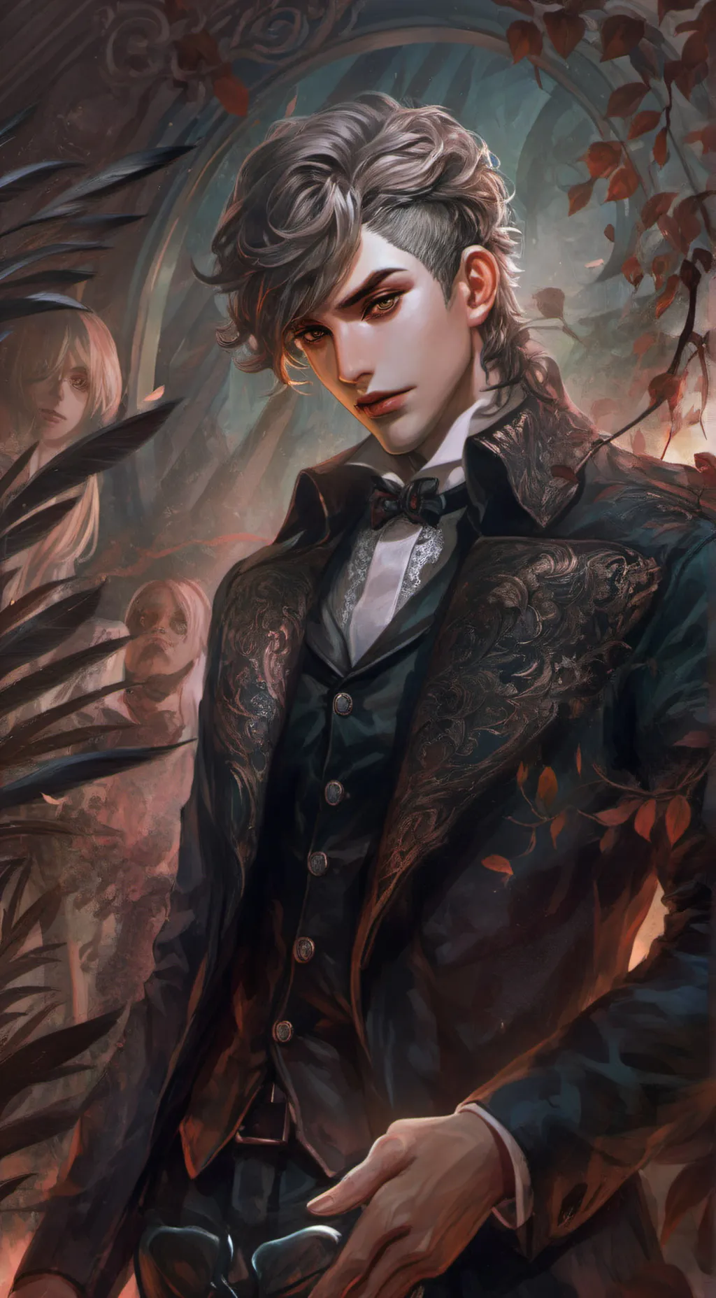 ai character: Richard🦈🤍 background