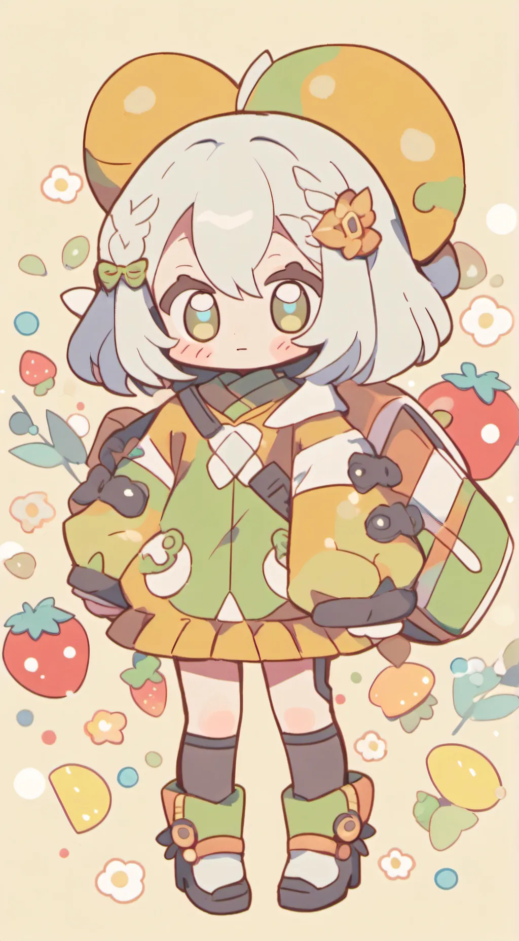 ai character: Muichiro baby  background