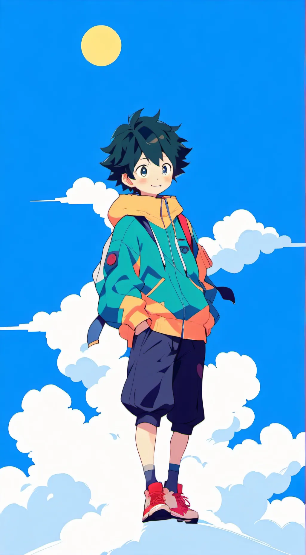 ai character: Bakudeku💥🥦 background