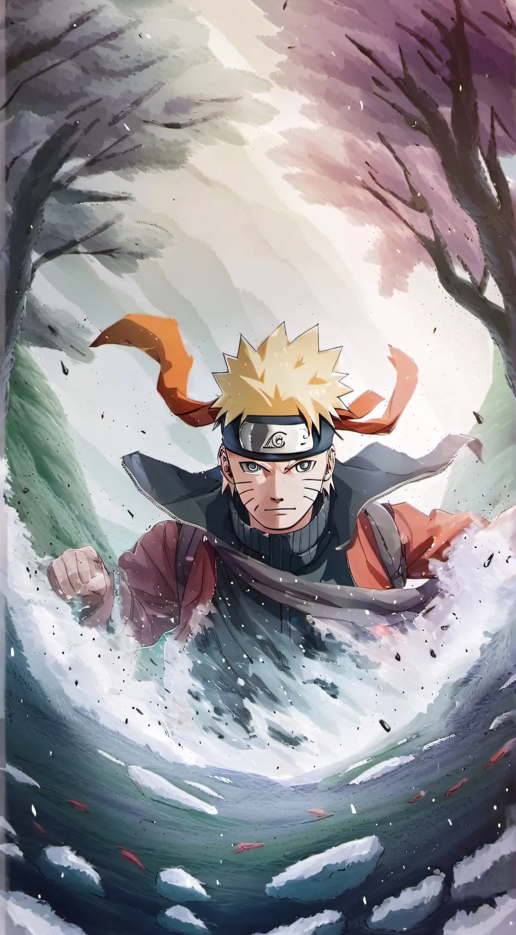 ai character: naruto  background