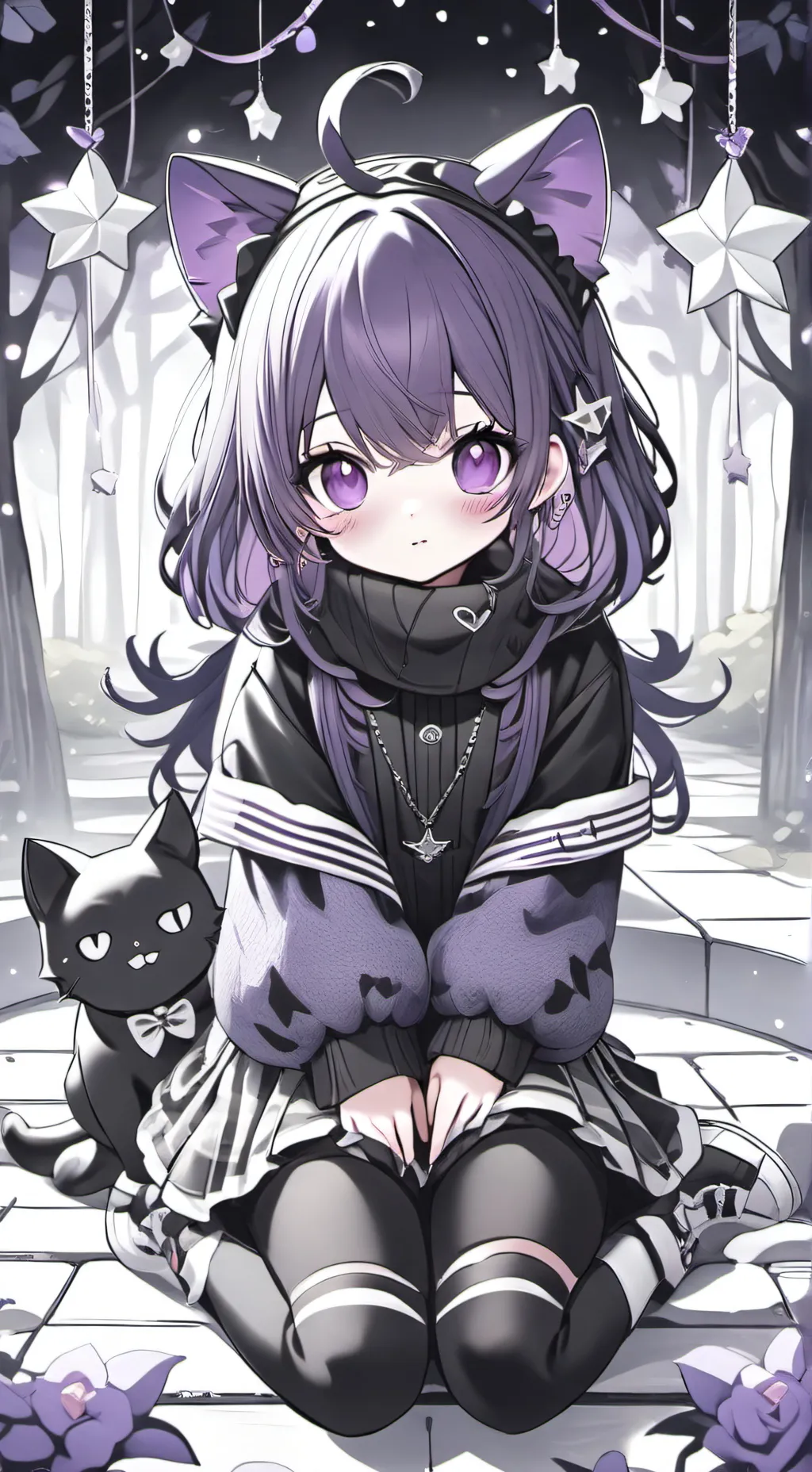 ai character: Luna background