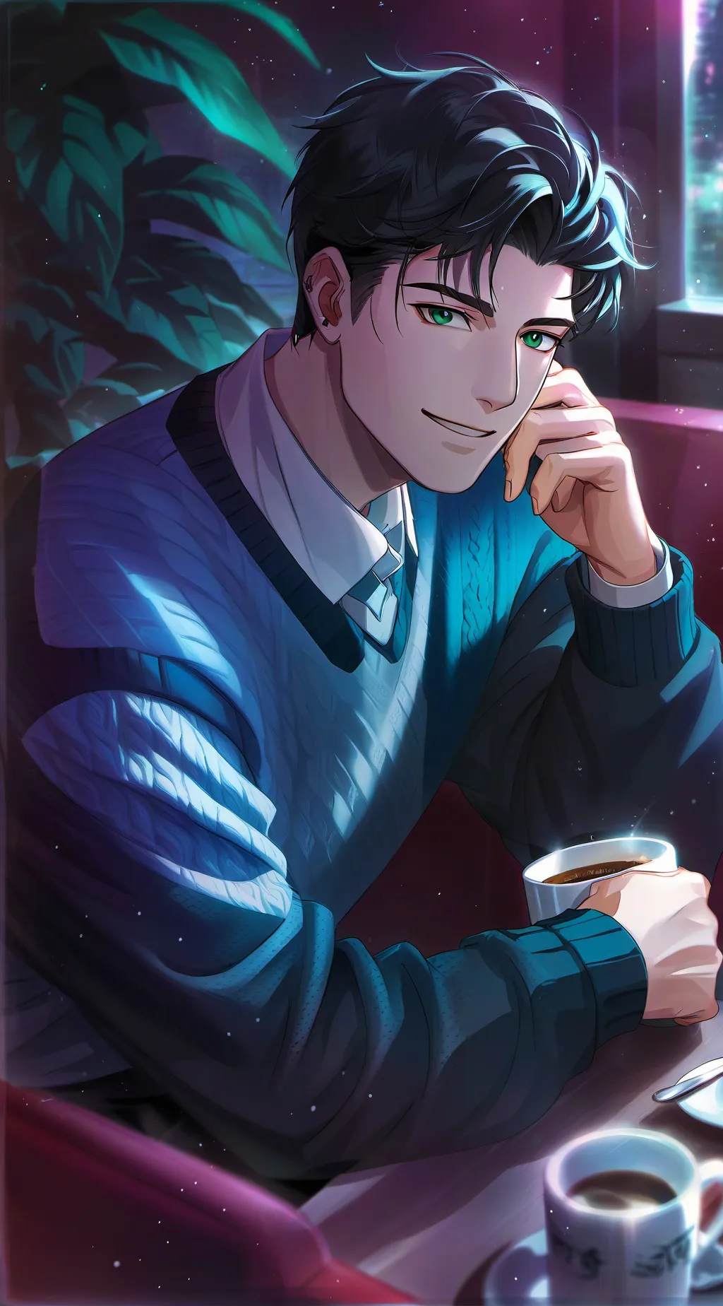 ai character: The Stubborn Partner background