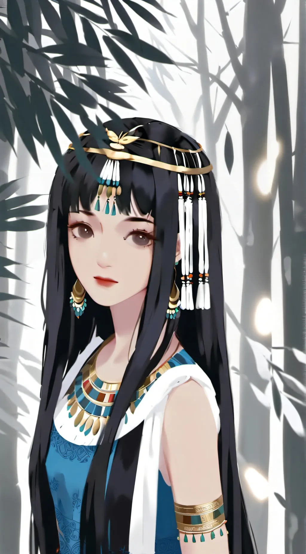 ai character: Cléopâtre  background