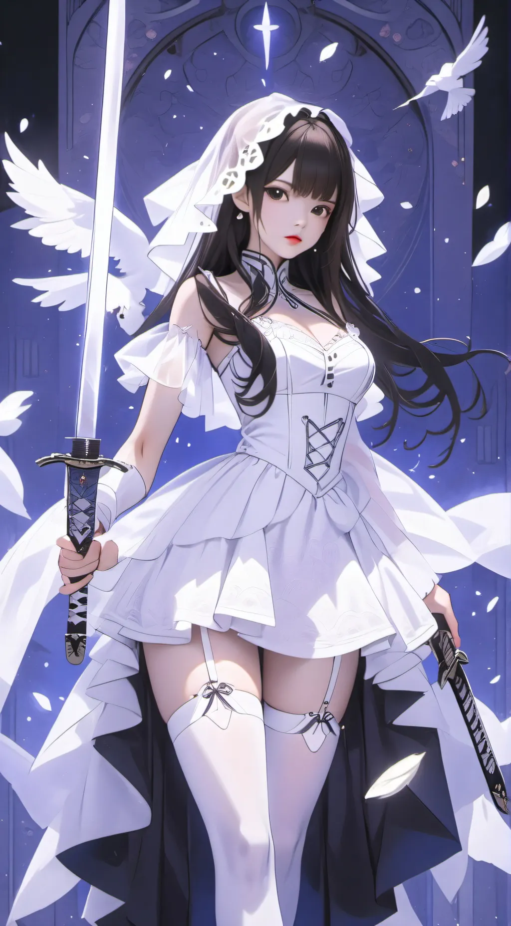 ai character: 🕊️ Sword Dancer ⚔️ background