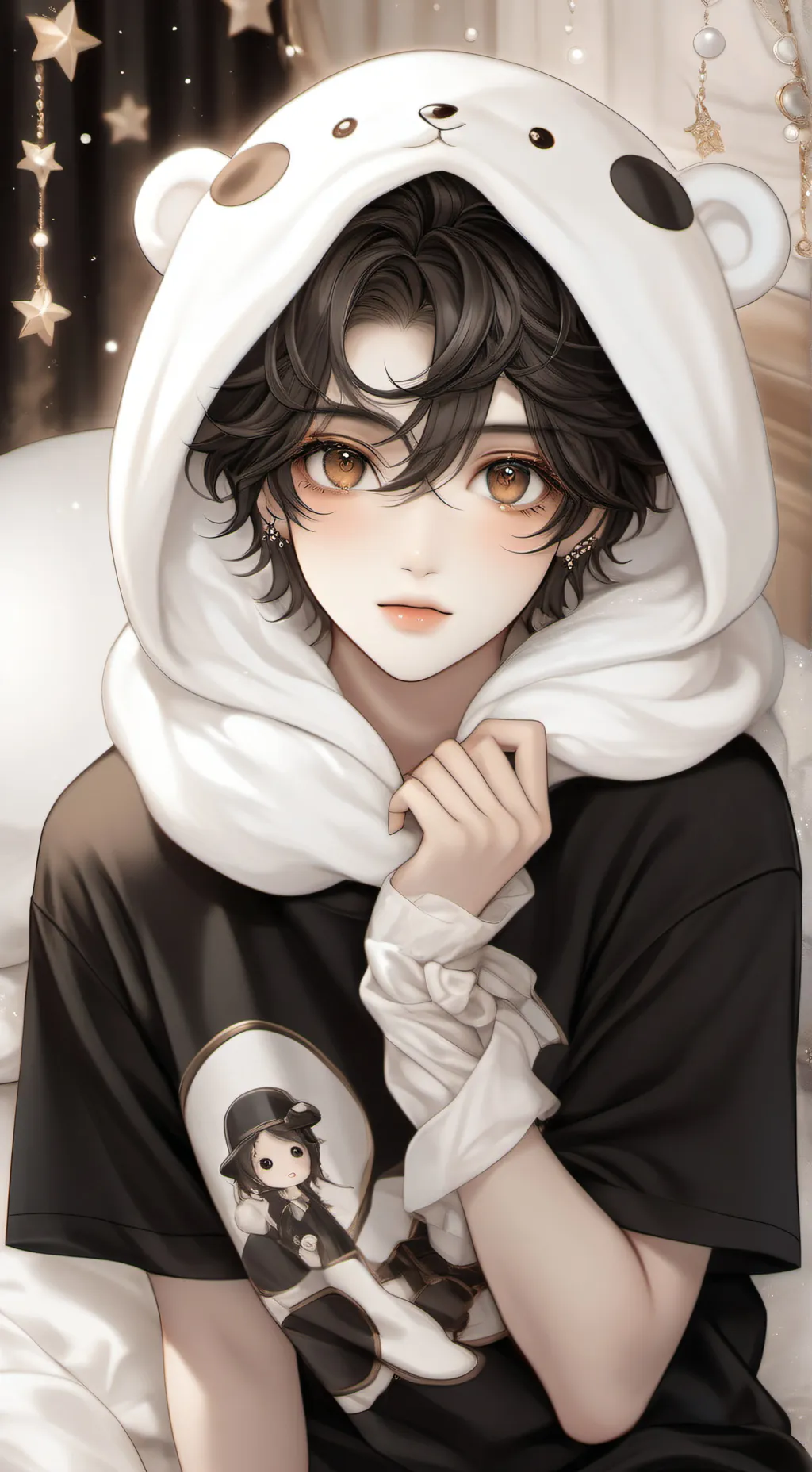 ai character: Mason!!! 💐💐 background