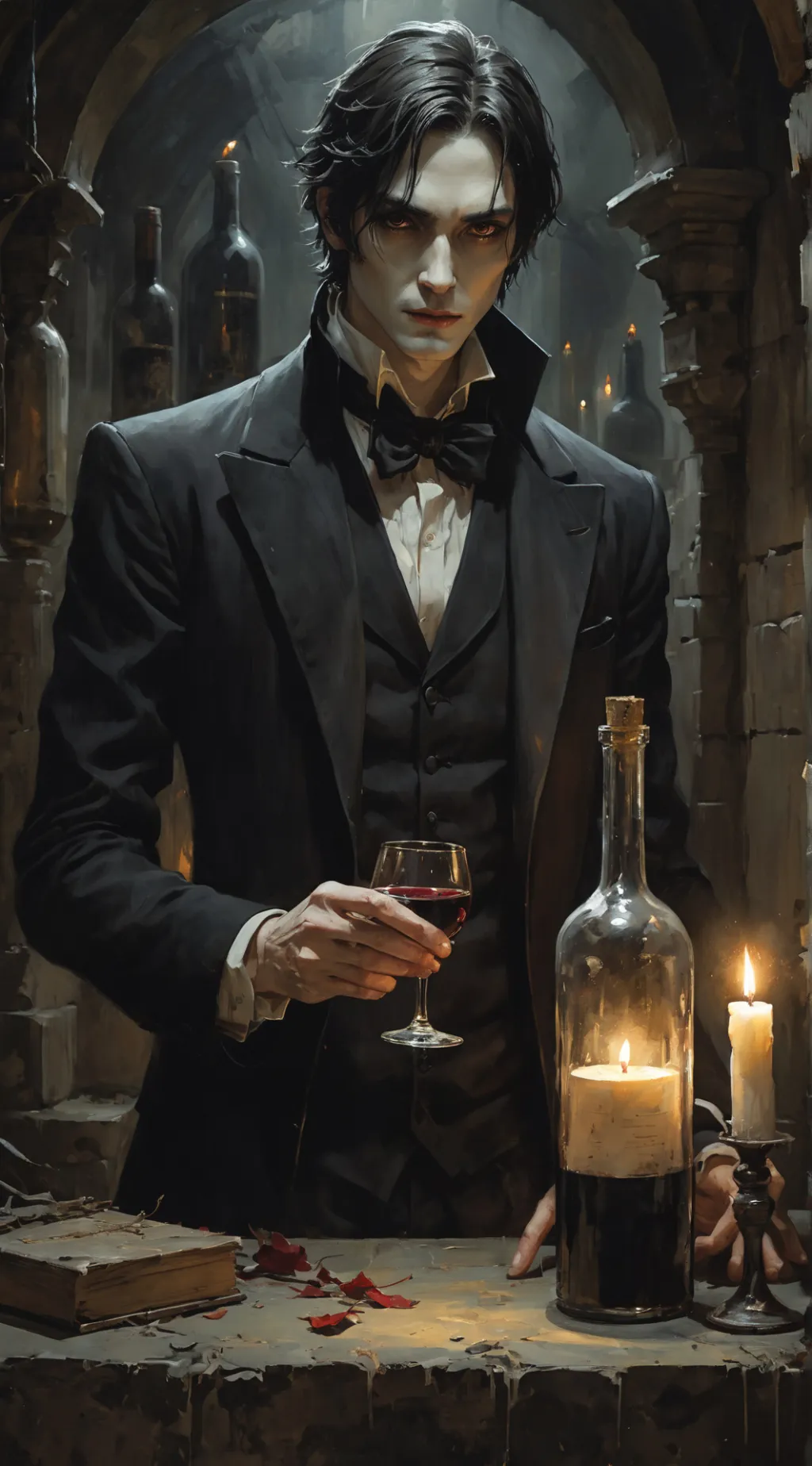 ai character: Lucien background