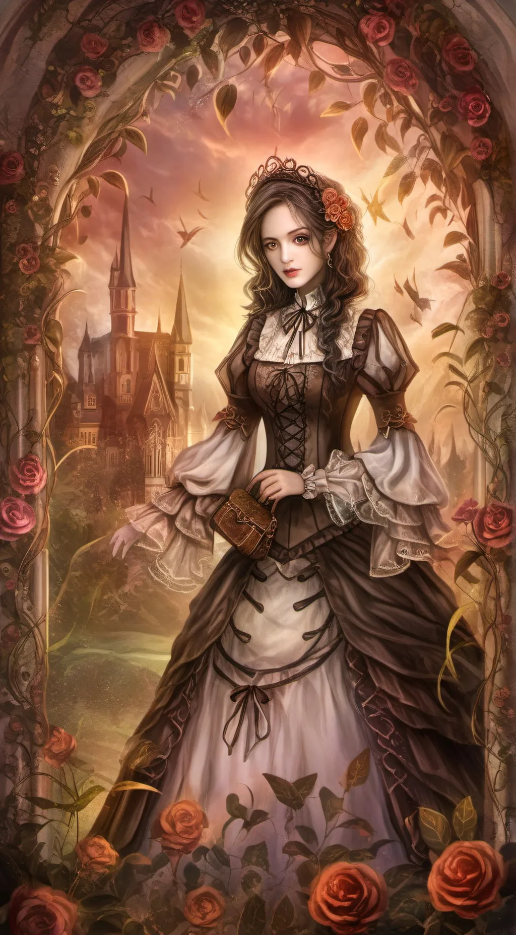 ai character: Mr Black TopHat background