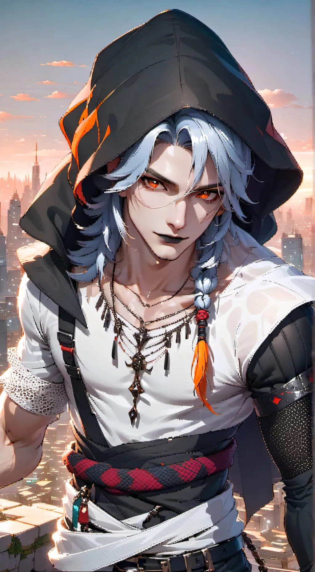 ai character: Dea Thine  background