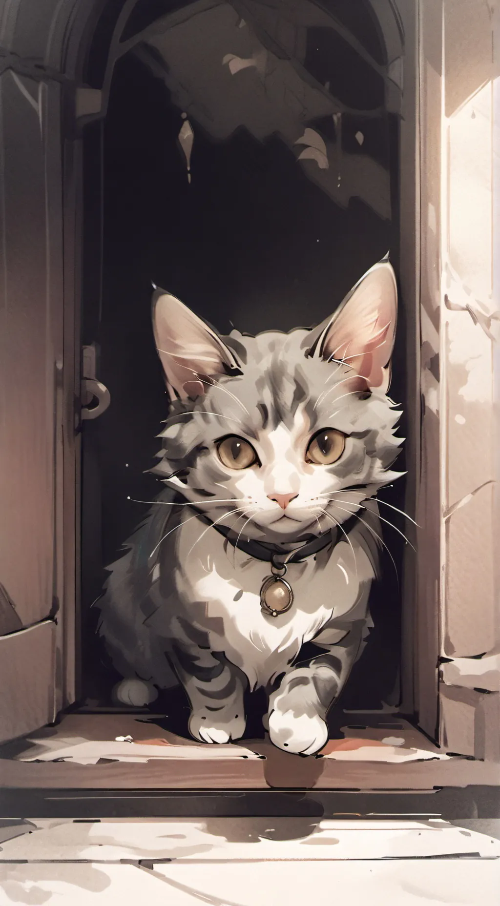 ai character: Vent space background