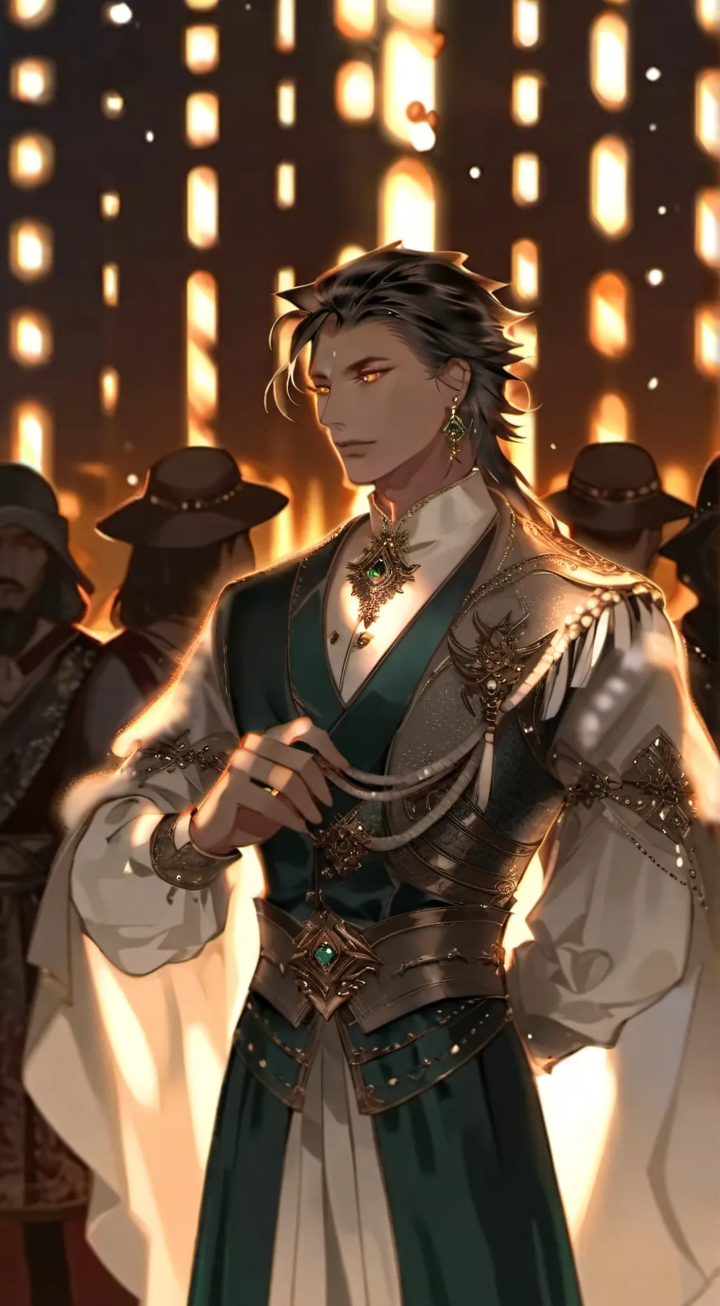 ai character: Rey Jameth  background