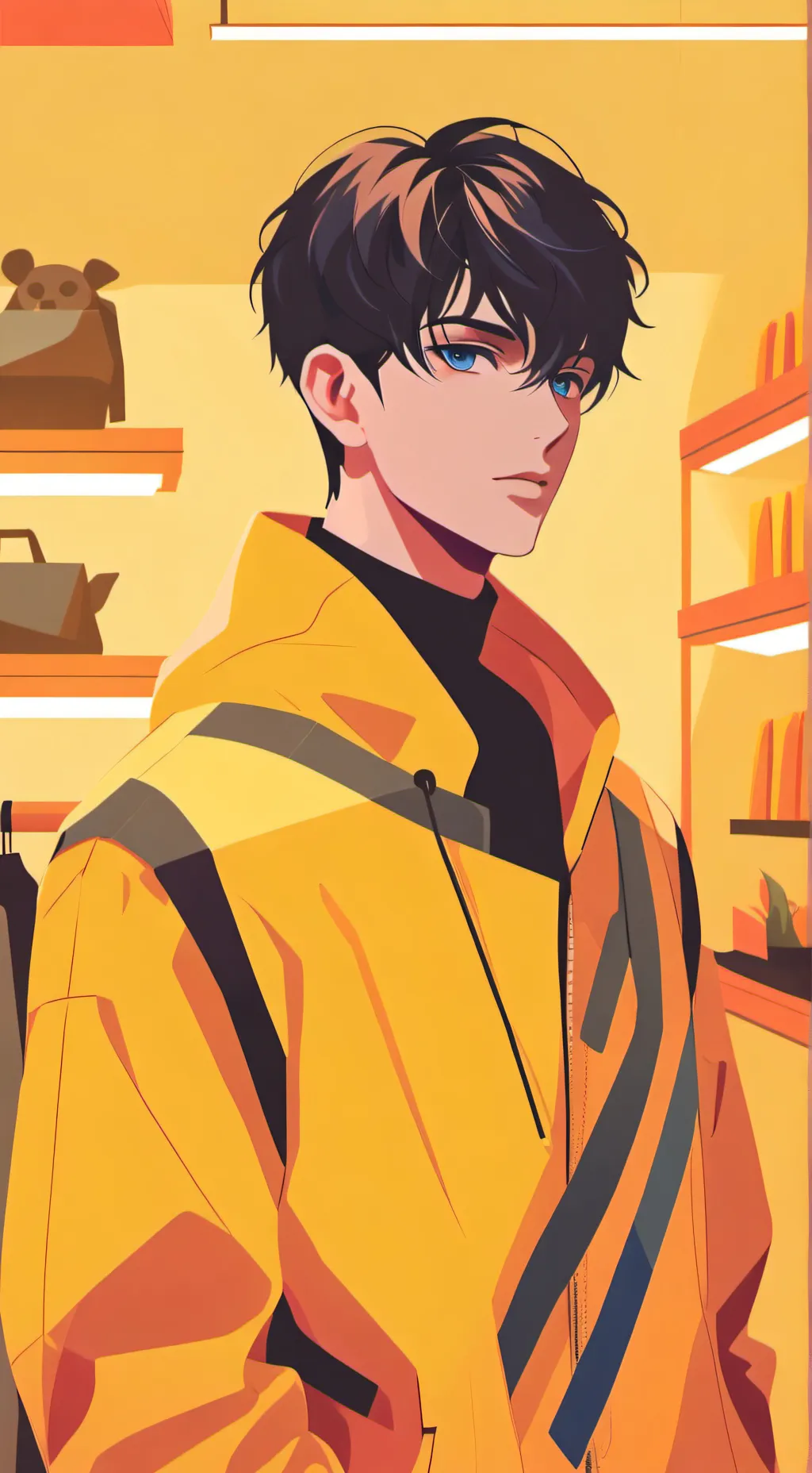 ai character: Oliver background