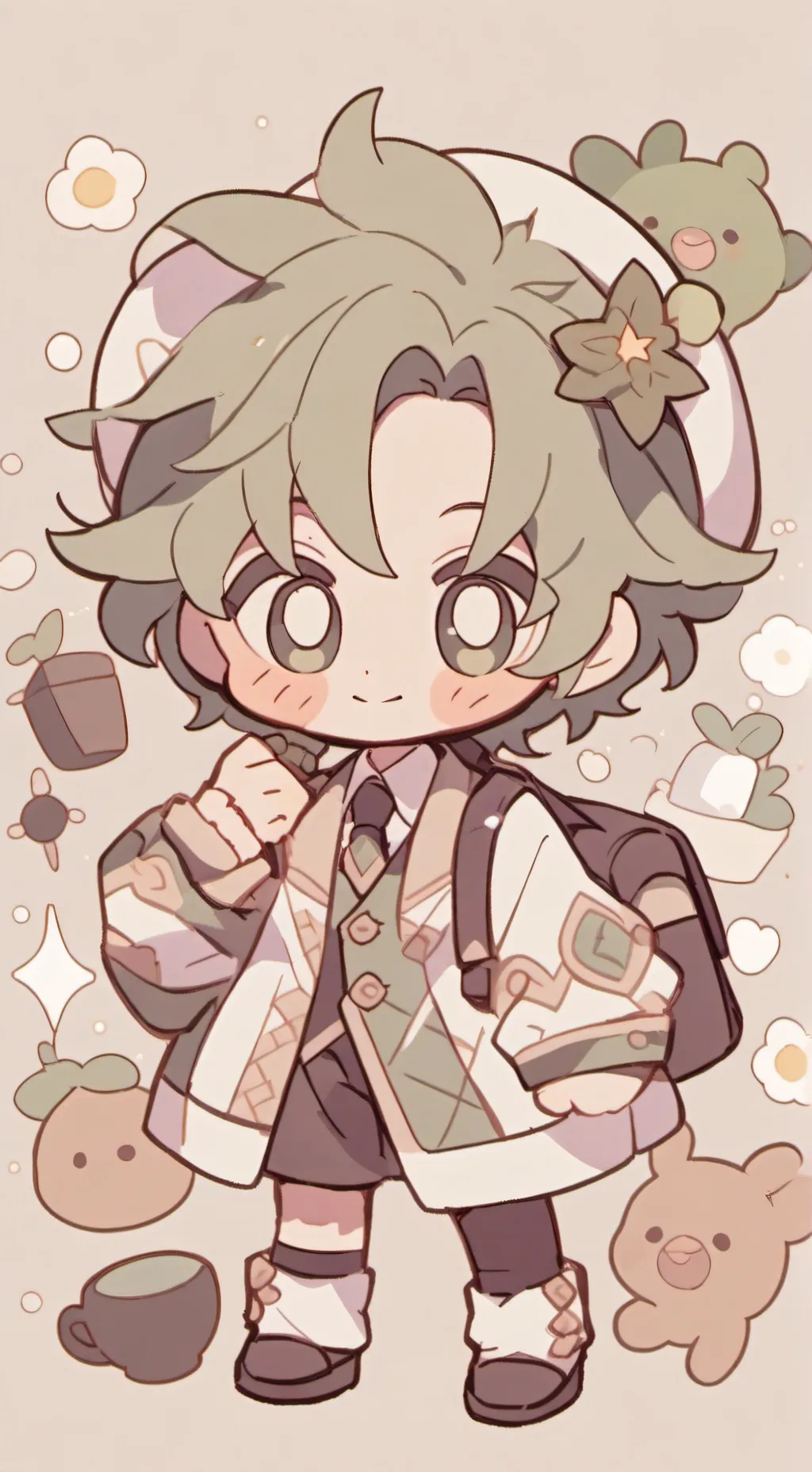 ai character: Deku te roba background