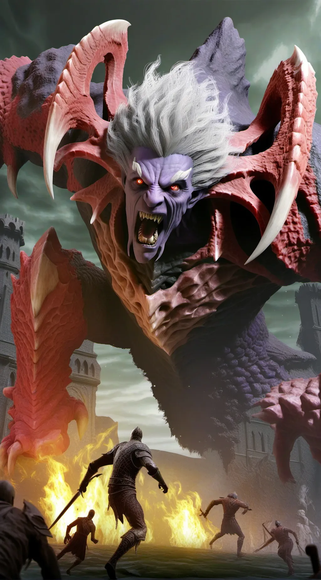 ai character: monster👹 background