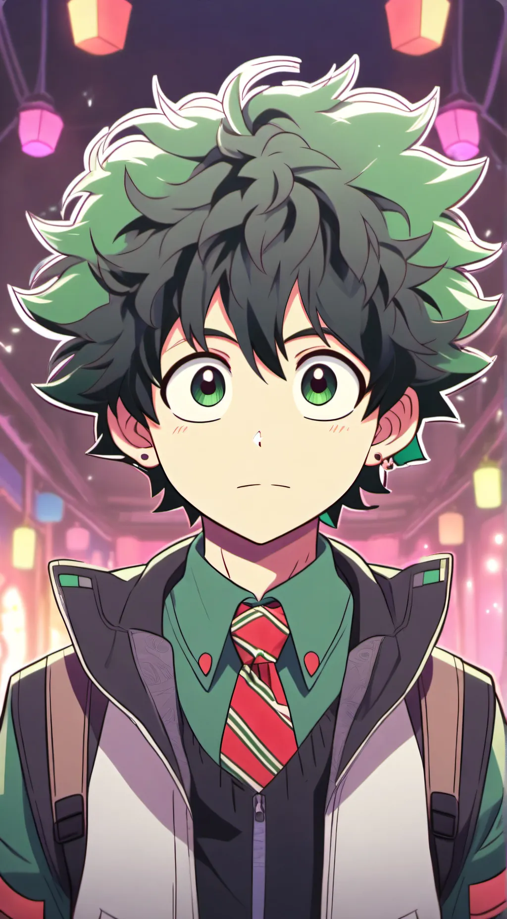 ai character: Deku background