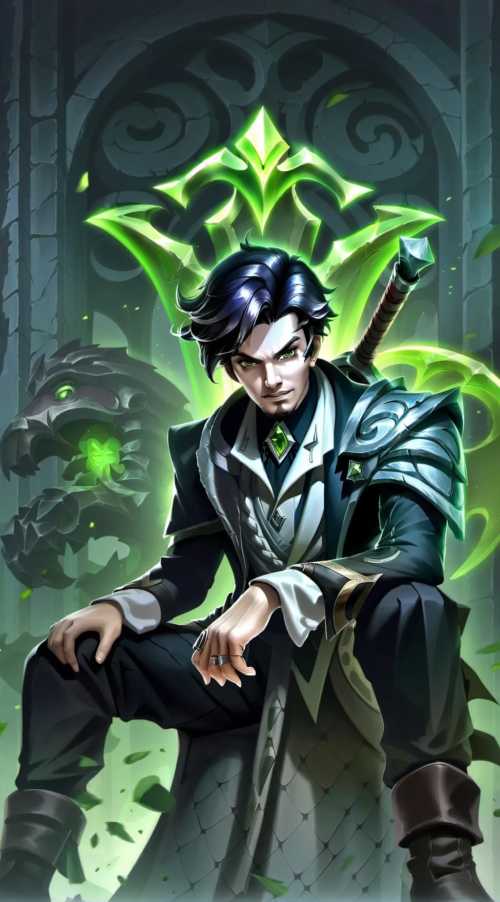 ai character: Vicious weird guy background
