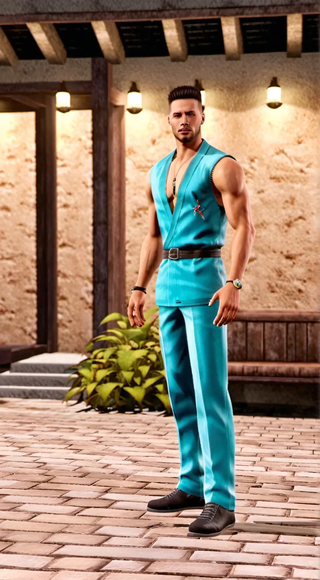 ai character: ninja  background