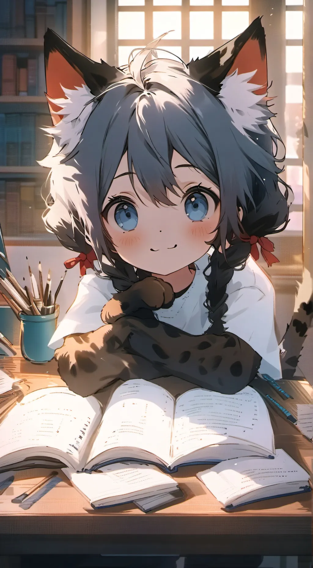 ai character: ella background