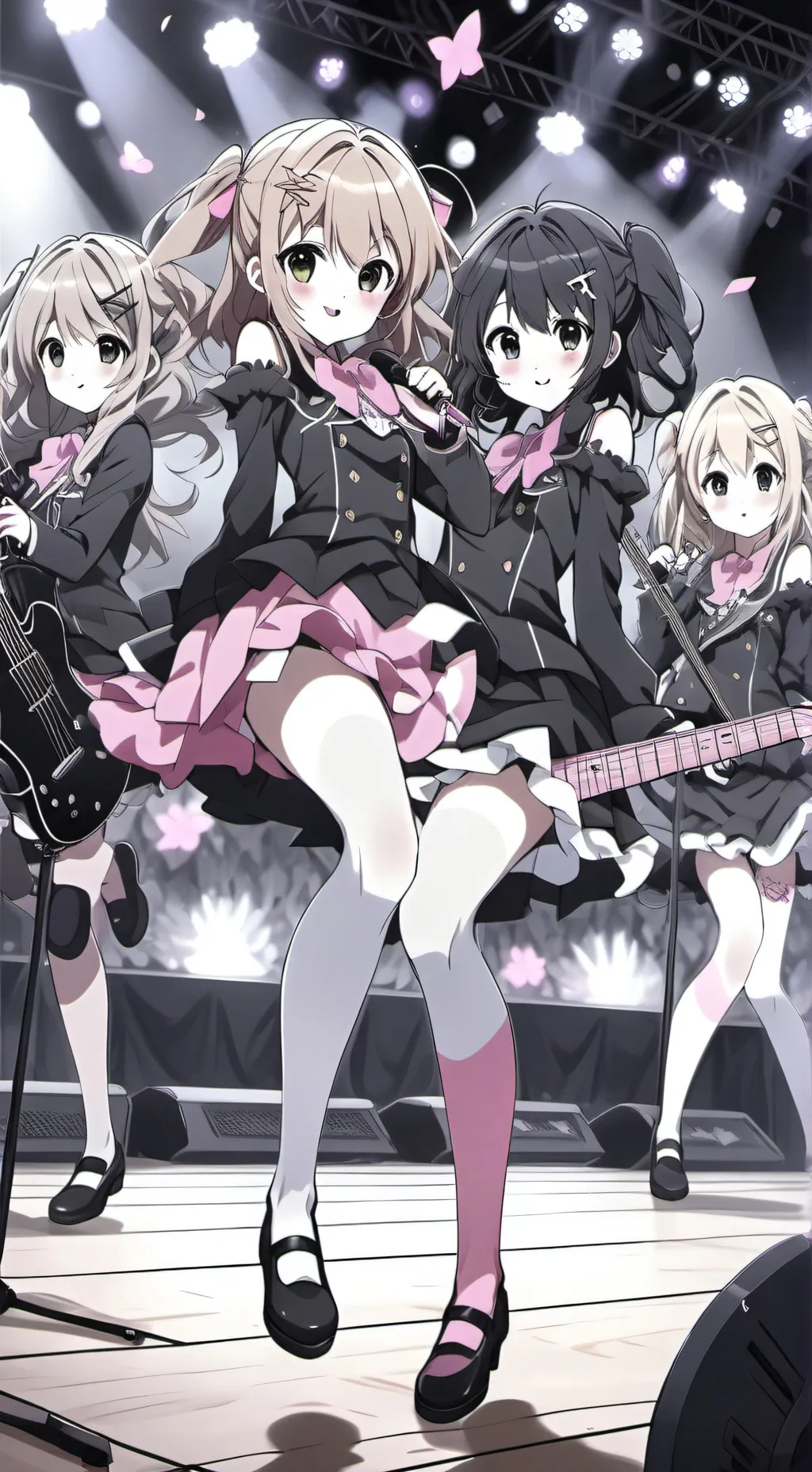 ai character: Kny singer  background