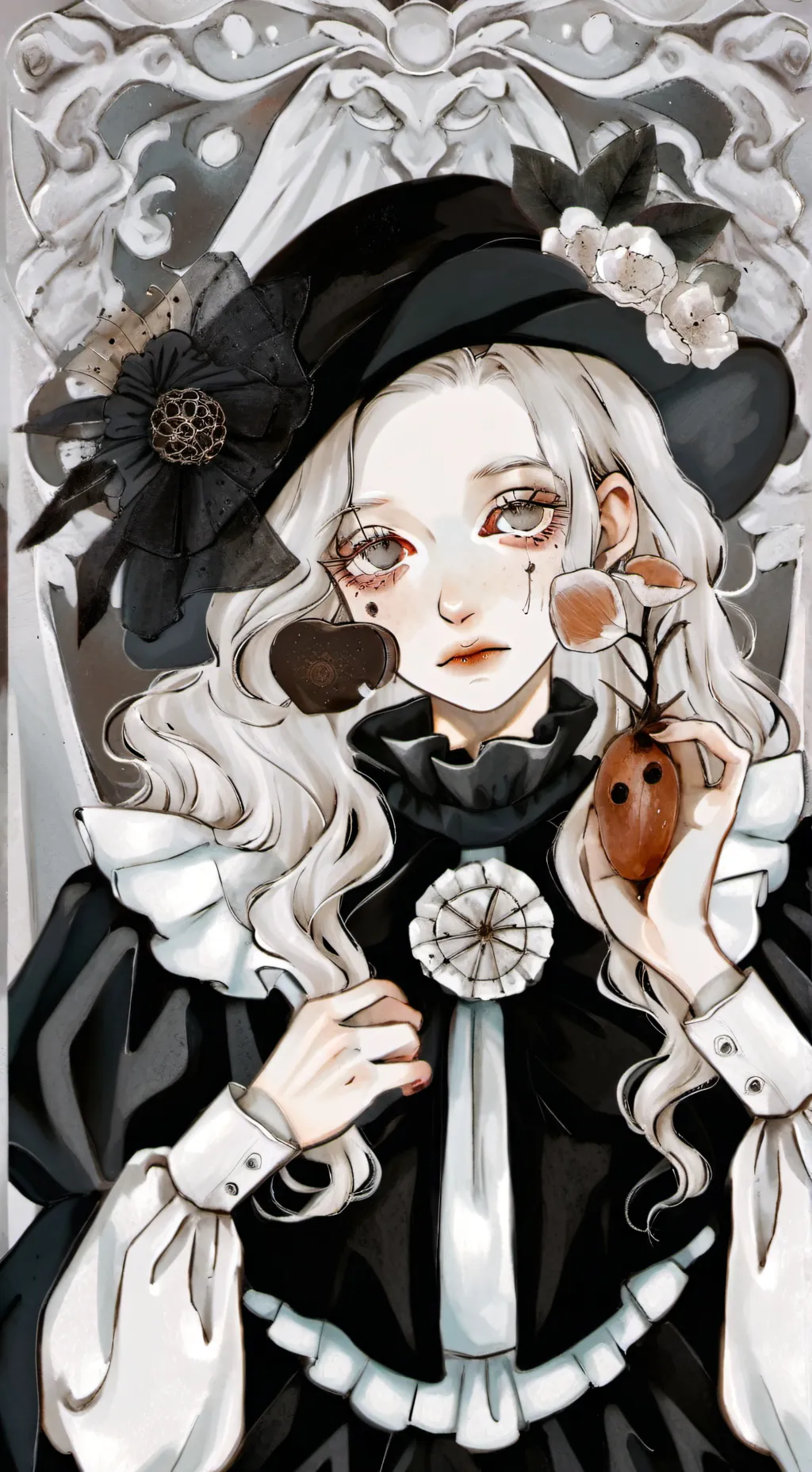 ai character: kny Mystery  background