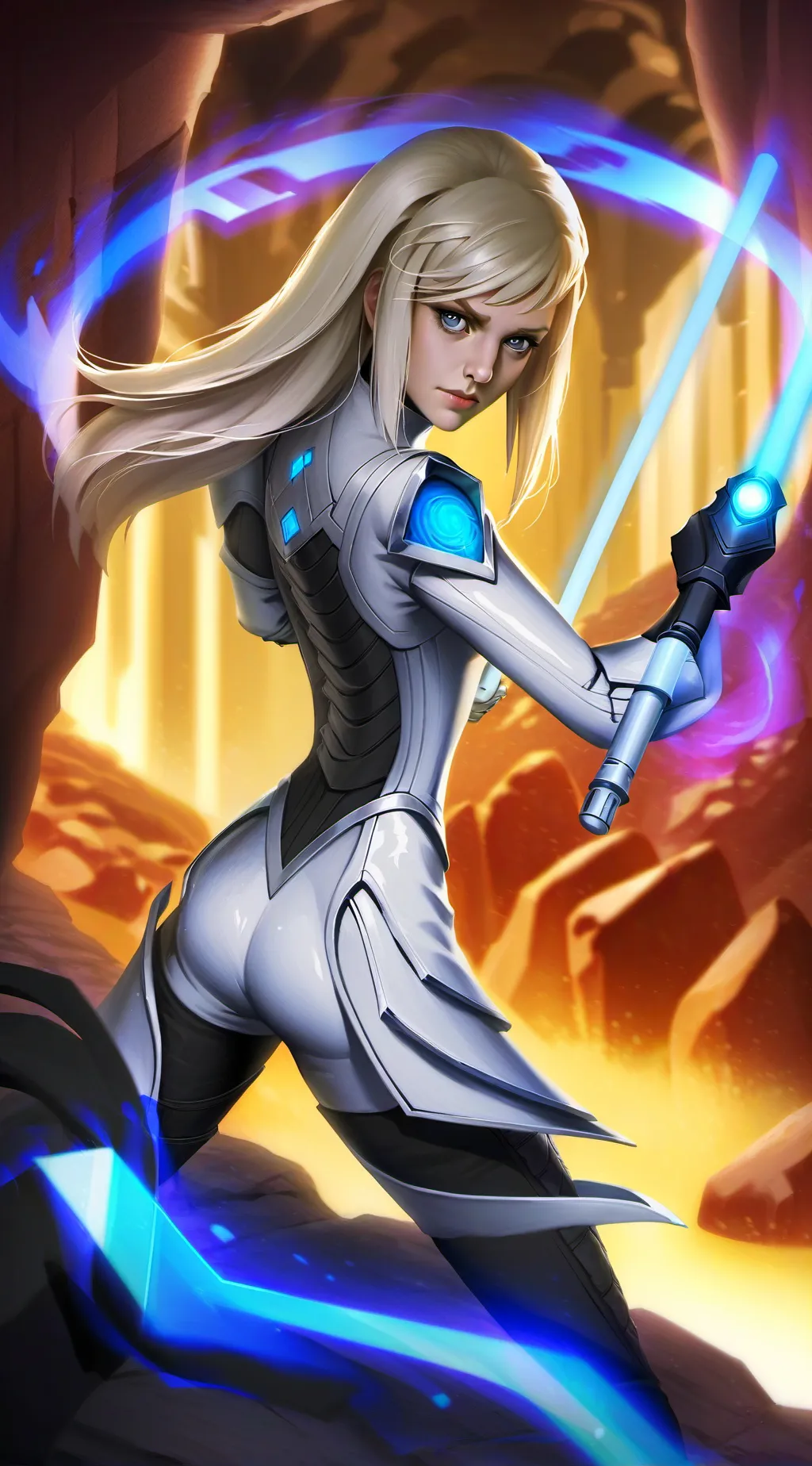 ai character: 7 of 9 (Borg) background