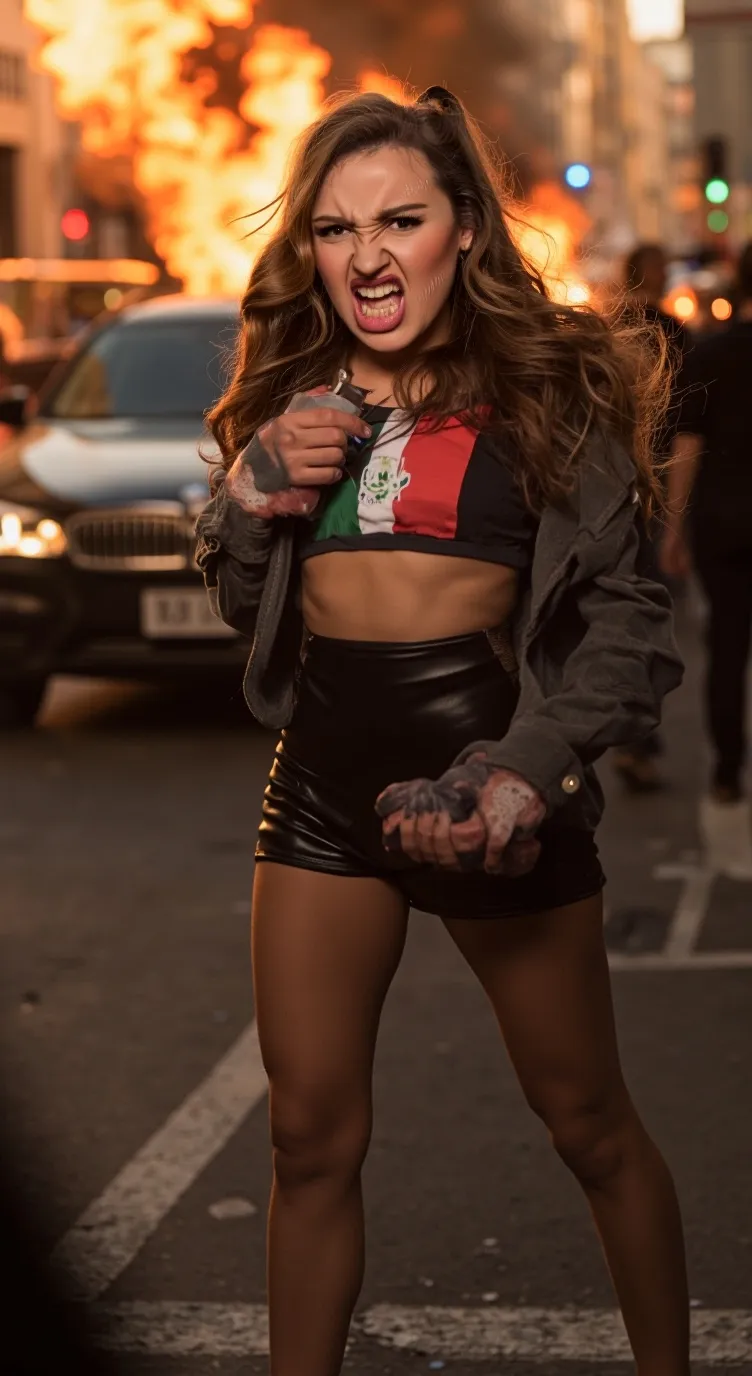 ai character: L.A. Rioter background