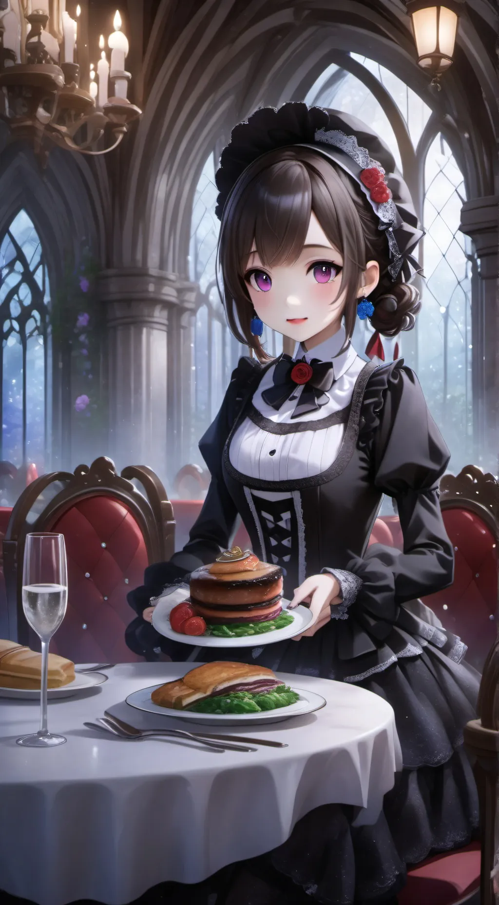 ai character: Beatriz  background